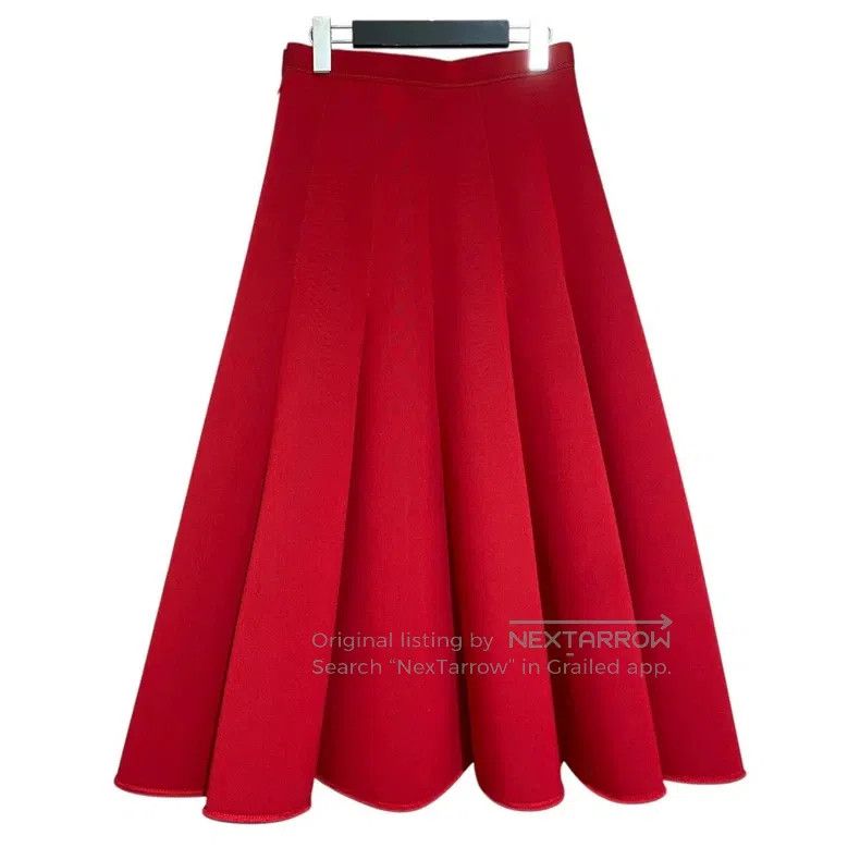Junya Watanabe Junya Watanabe size S Red Skirt Size 23" - 3 Thumbnail