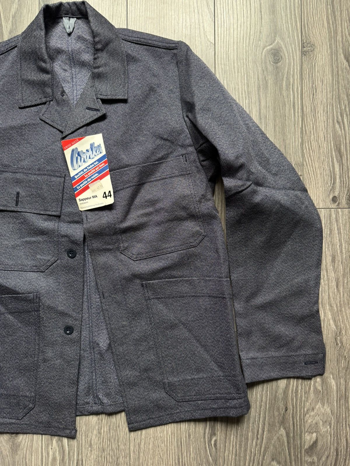 Le Laboureur Vintage French Workwear Utility Chore Sanfor Marsum Jacket Size US S / EU 44-46 / 1 - 3 Thumbnail