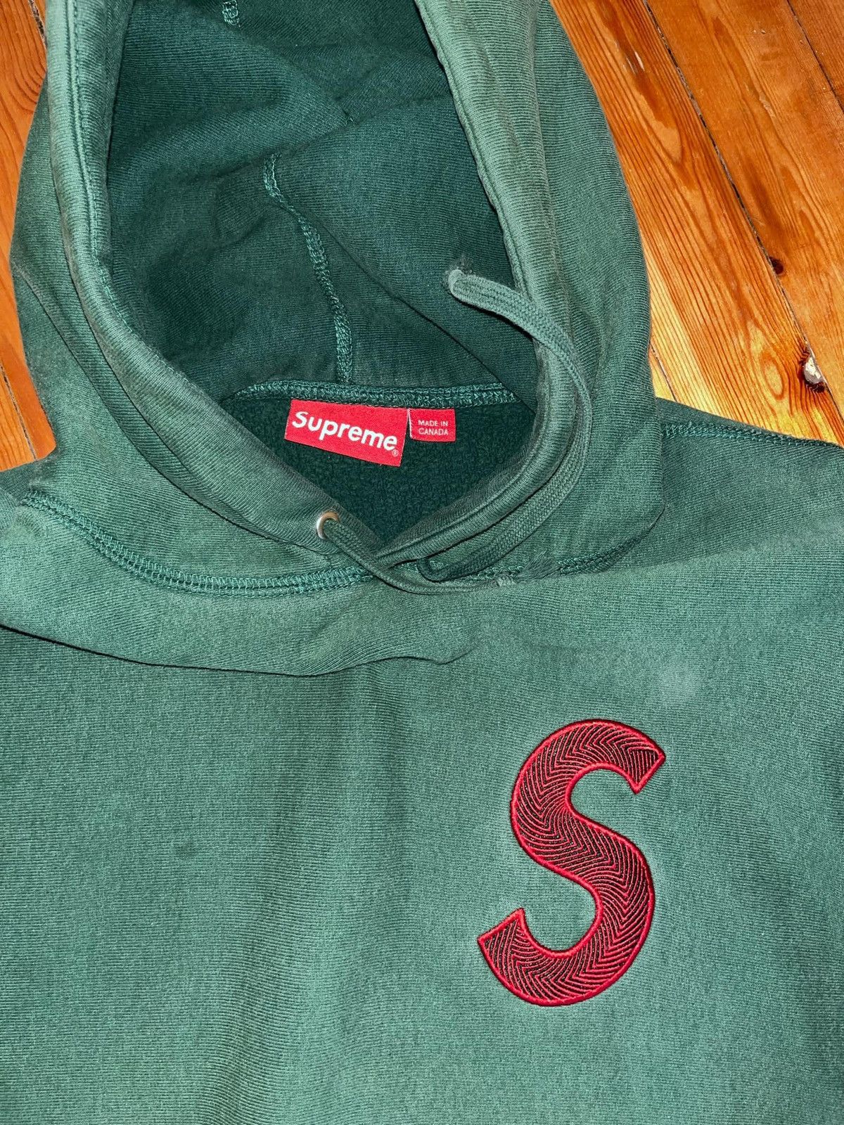 Supreme Supreme S Logo Hooded Sweatshirt (FW18) Size US L / EU 52-54 / 3 - 3 Thumbnail