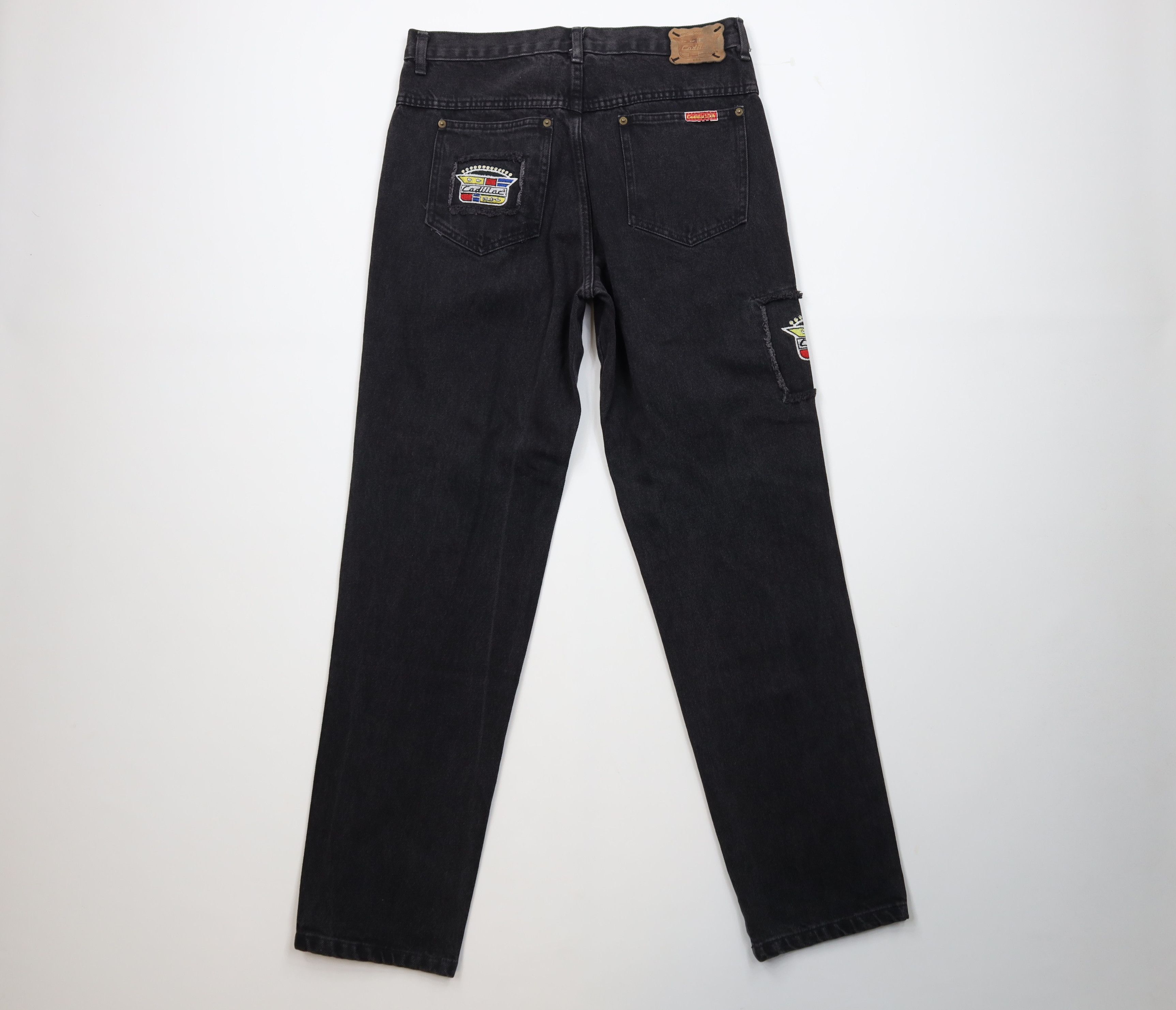 Cadillac Deadstock Vintage 80s 90s Cadillac Straight Leg Jeans USA Size US 34 / EU 50 - 10 Thumbnail
