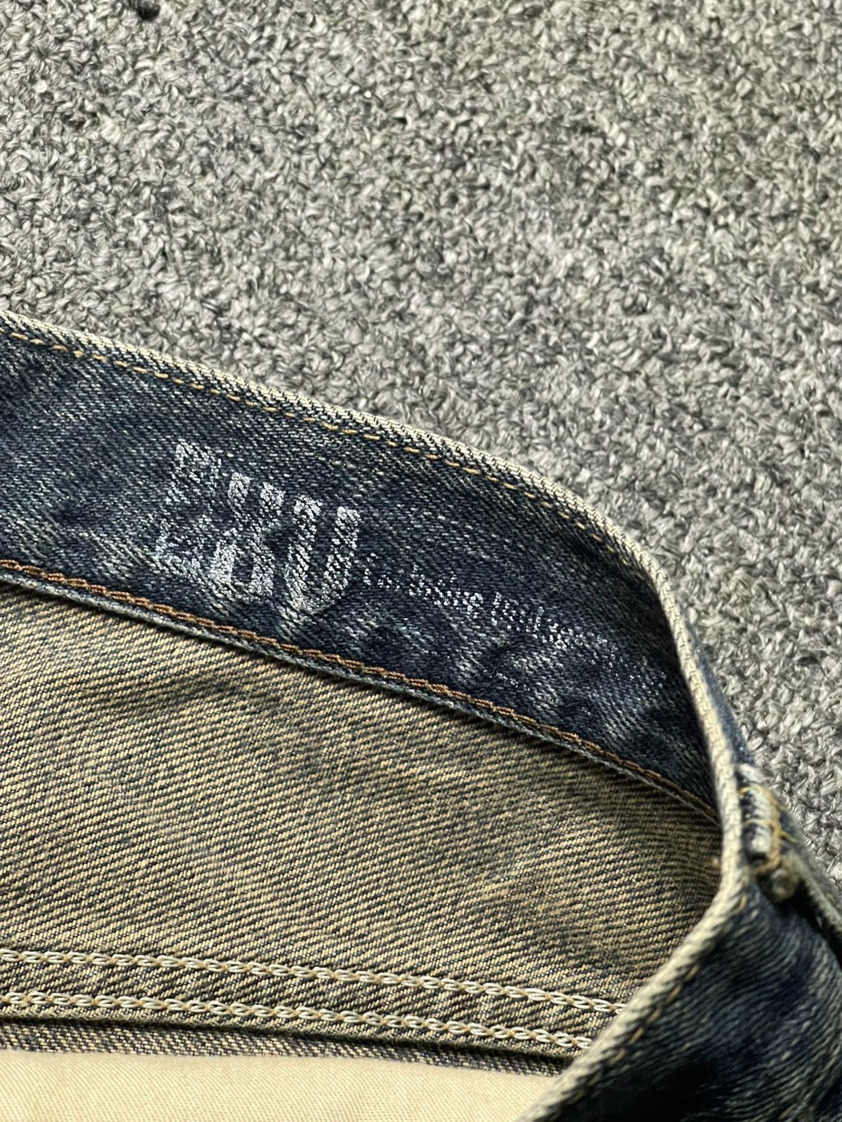 Edwin × Vintage Vintage EDWIN Brand Baggy Jeans (91) Size US 28 / EU 44 - 7 Thumbnail
