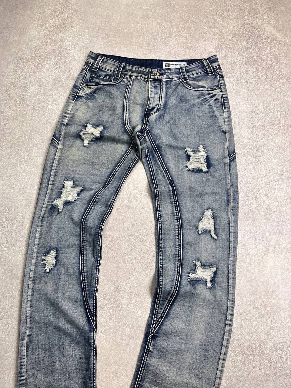 Vintage Vintage Avantgarde Baggy Archival Washed Jeans 34 Size US 34 / EU 50 - 3 Thumbnail