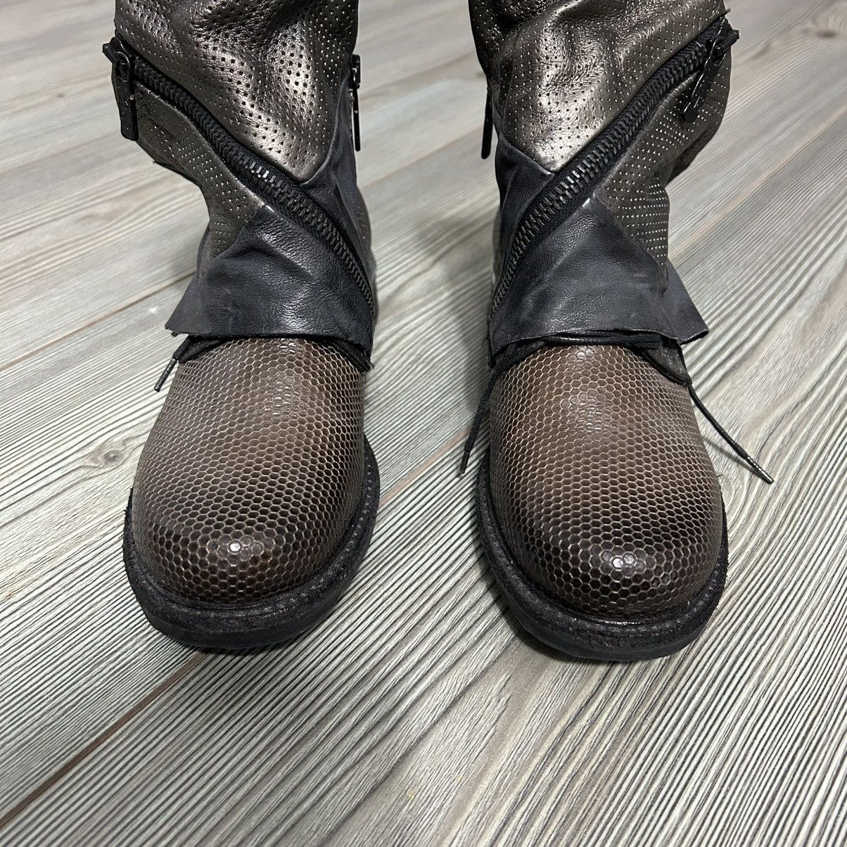 A.S.98 AS 98 Airstep Boho Biker Distressed Rick Owens Style Boots Size US 6 / IT 36 - 7 Thumbnail