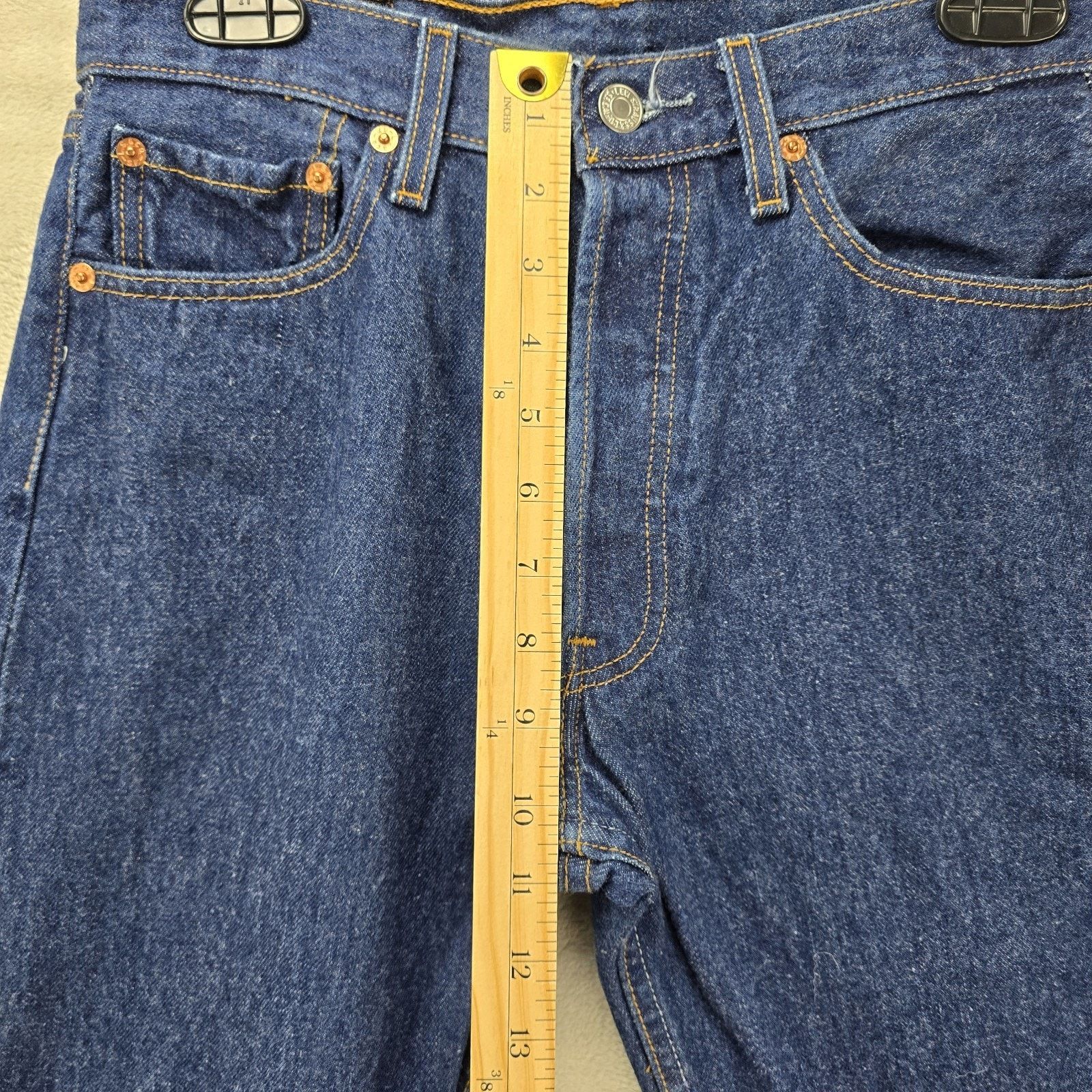 Levi's Vtg Levis 501 Jeans Men 29x32 (Fits 28x30) Button Fly Y2K Size US 28 / EU 44 - 15 Thumbnail
