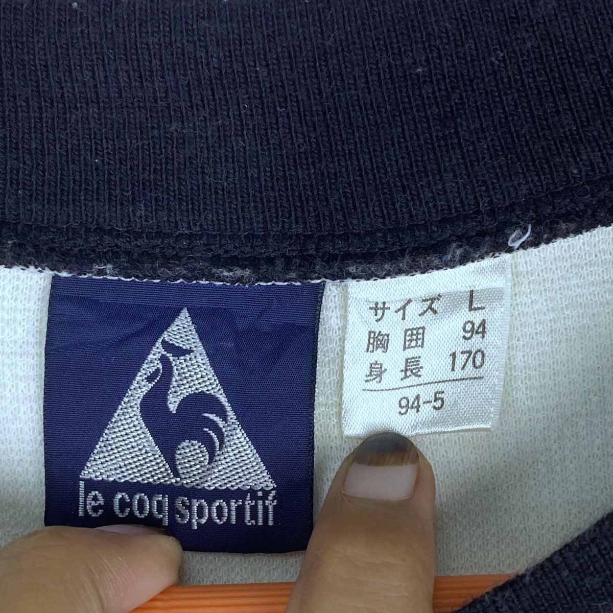 Designer × Vintage Le Co Sportif Sweatshirt Crewneck Pull Over Jumper Size US L / EU 52-54 / 3 - 6 Thumbnail