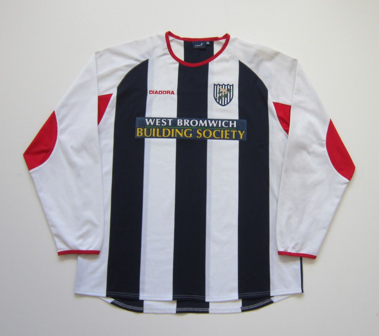 Diadora West Bromwich 2003-2004 Home Soccer Jersey Diadora Size US XL / EU 56 / 4 - 1 Thumbnail