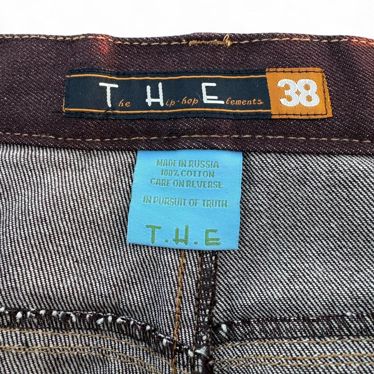 Other Hip Hop Elements Men’s Wide-Leg Jeans Brown Plaid Size 38 Size US 38 / EU 54 - 5 Thumbnail