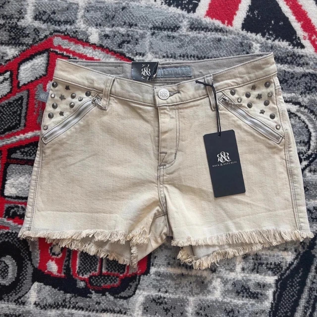 Rock & Republic ROCK & REPUBLIC Denim SHORTS Size 6 Small New Pixie Size 27" / US 4 / IT 40 - 7 Thumbnail