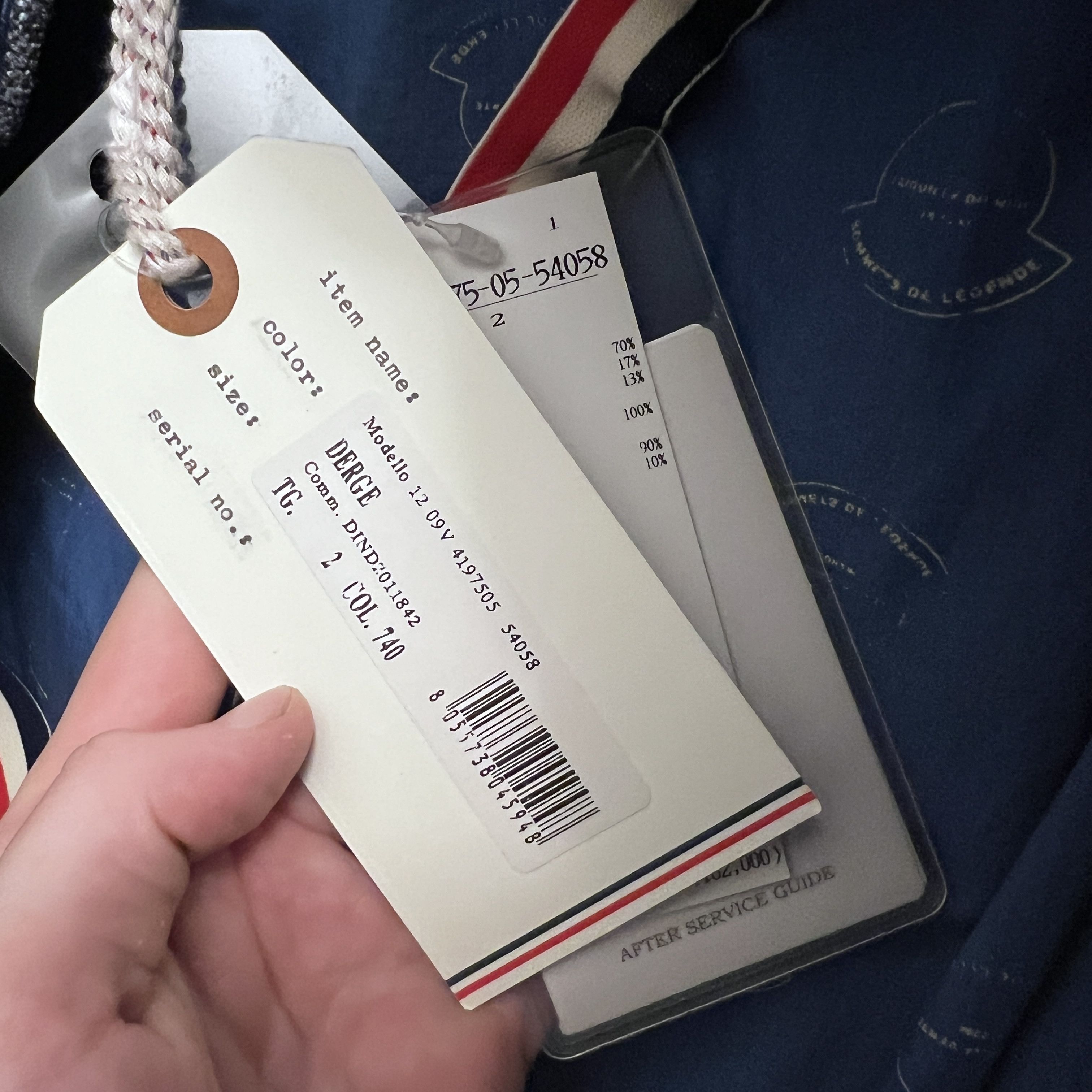 Other AW 2011 Moncler x Vivism Blue Woven Down Puffer Jacket Size US L / EU 52-54 / 3 - 10 Thumbnail