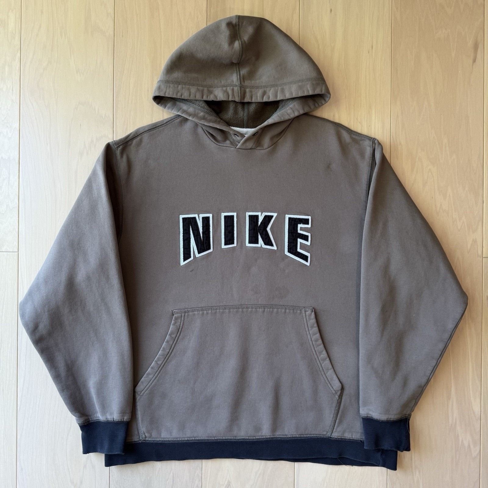 Nike × Vintage Vintage Nike Hoodie Fleece Pullover Travis Scott New York Size US M / EU 48-50 / 2 - 2 Thumbnail