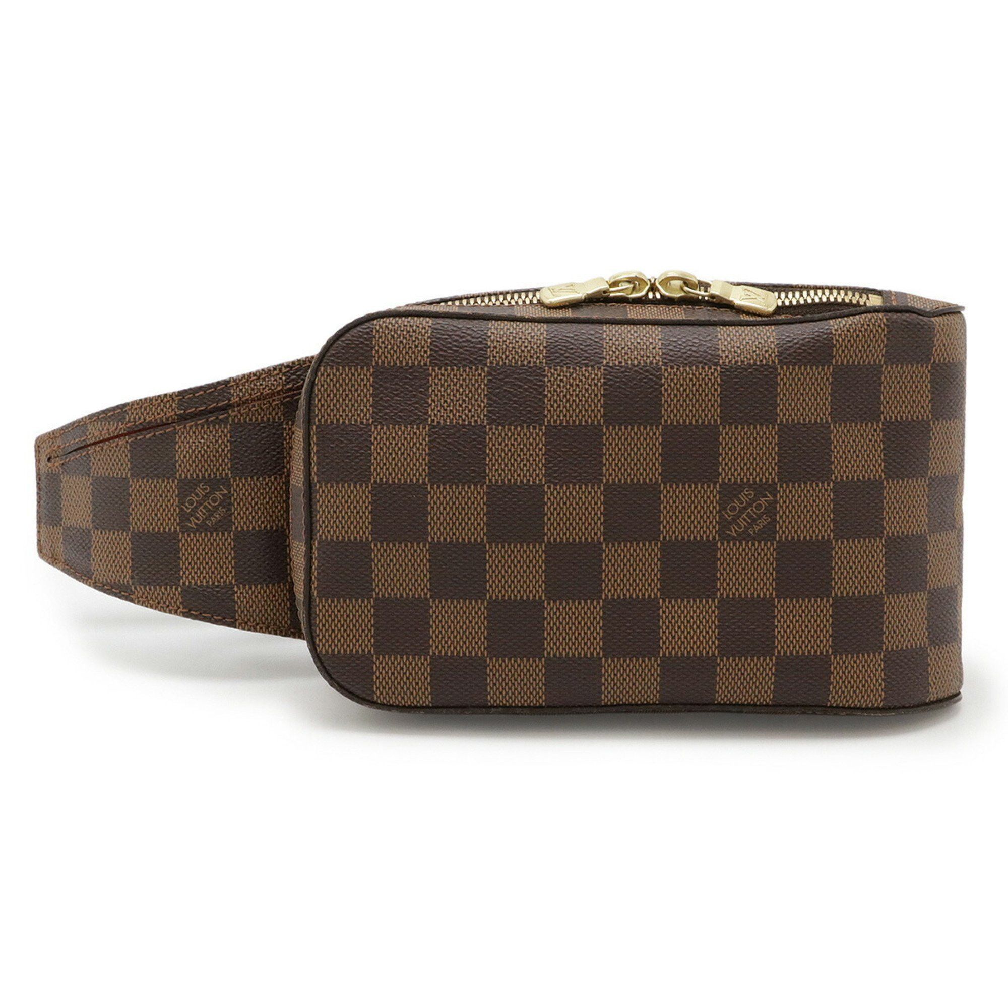Louis Vuitton Damier Geronimos Body Bag Shoulder Waist Pouch N51994 in Brown, Women's
