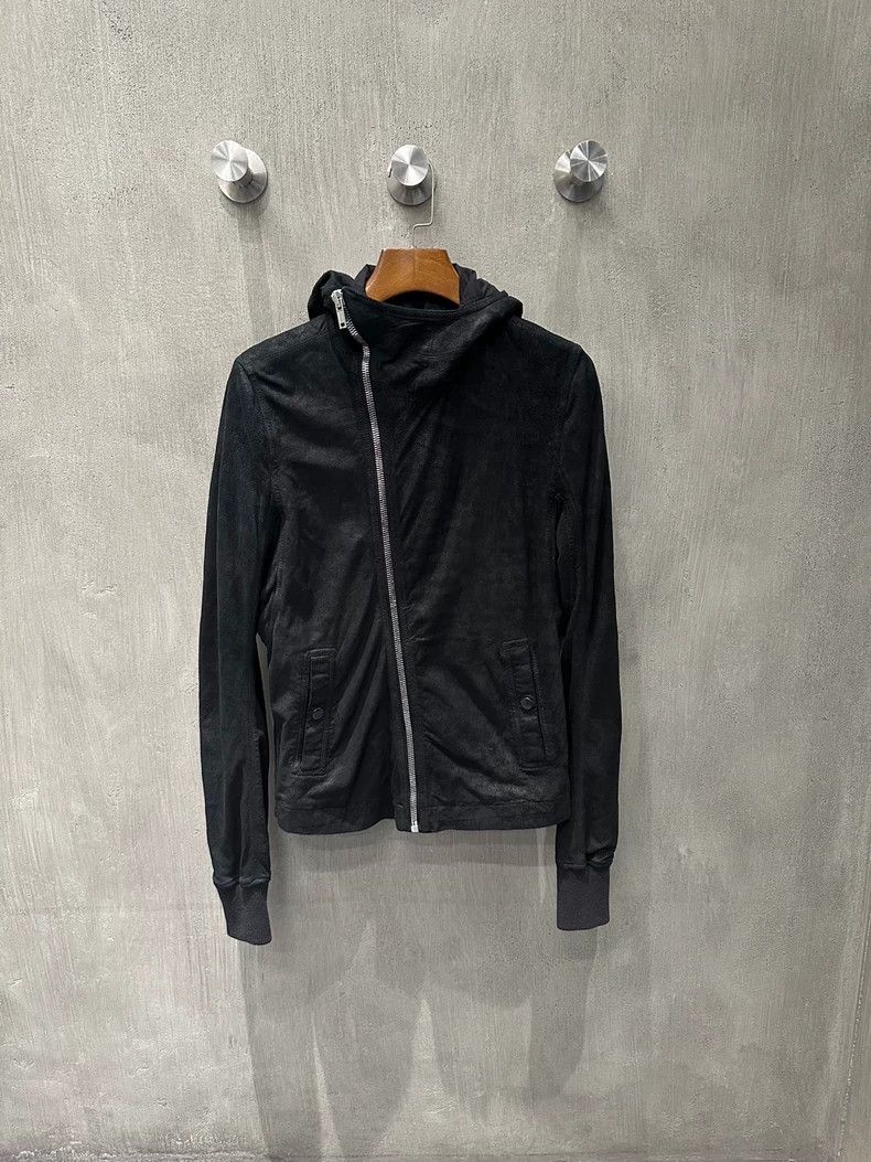 Rick owens size US 36 Wizard hat, sheepskin, leather jacket