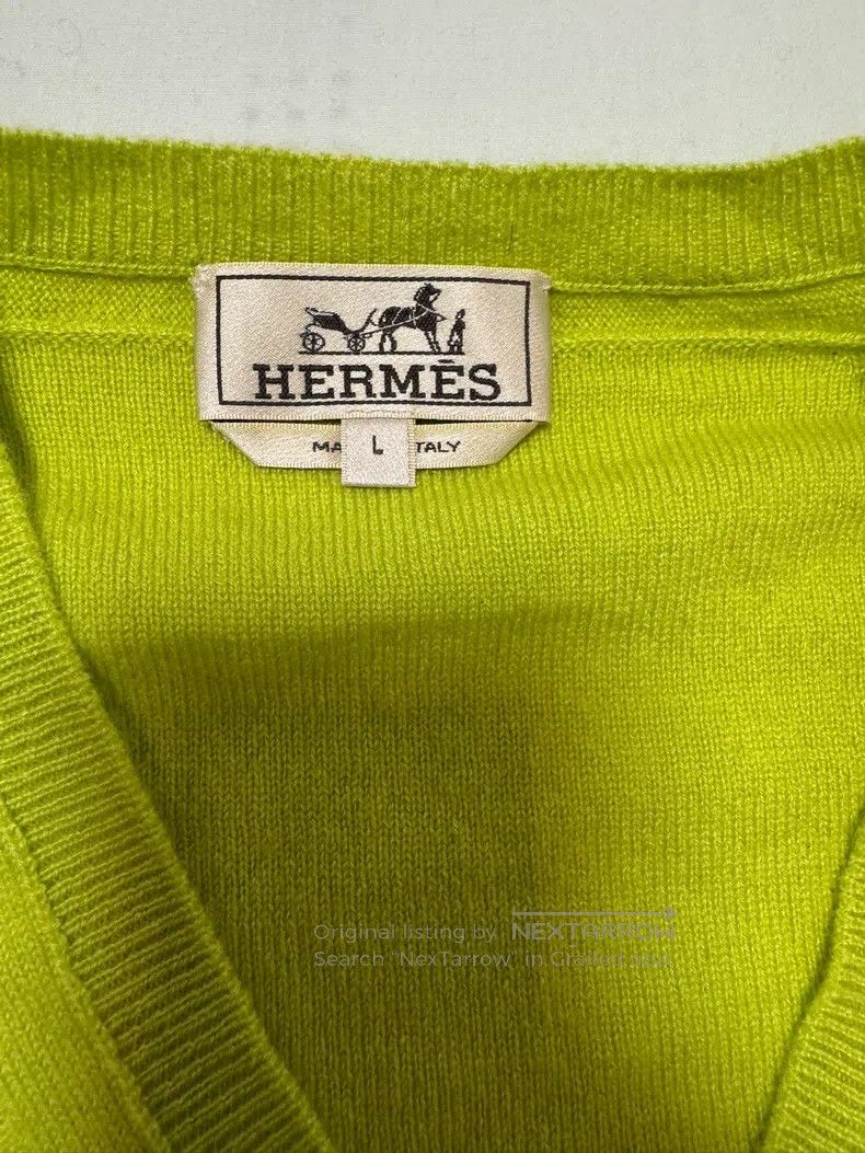 Hermes Hermes Cashmere sweater, 100% goat cashmere Size US L / EU 52-54 / 3 - 6 Thumbnail