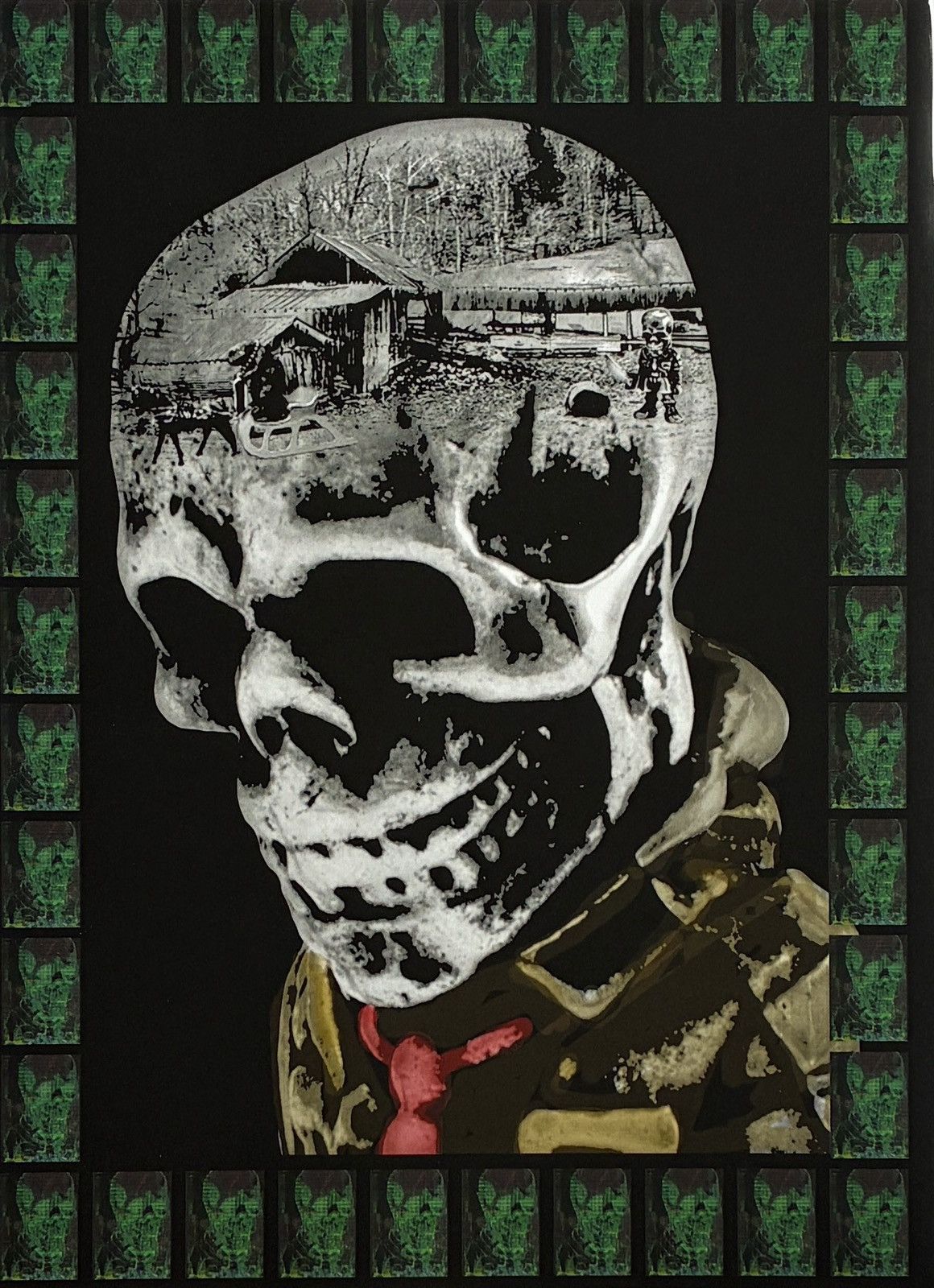 Chrome Hearts Chrome Hearts skull photo Poster framed 9x11 Size ONE SIZE - 2 Thumbnail