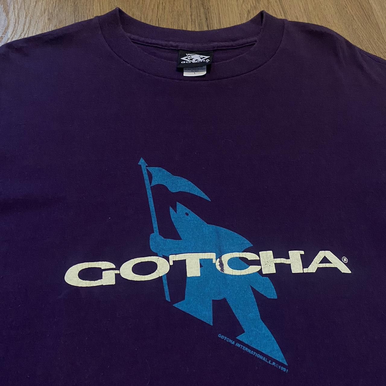 Other 1991 Gotcha purple skateboarding t-shir Size US L / EU 52-54 / 3 - 1 Thumbnail