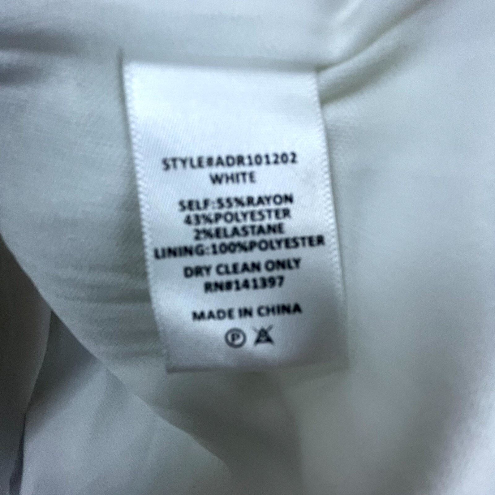 ASTR The Label ASTR The Label Dress Womens XS White Cutout Bow Cottage Chic Size XS / US 0-2 / IT 36-38 - 6 Thumbnail