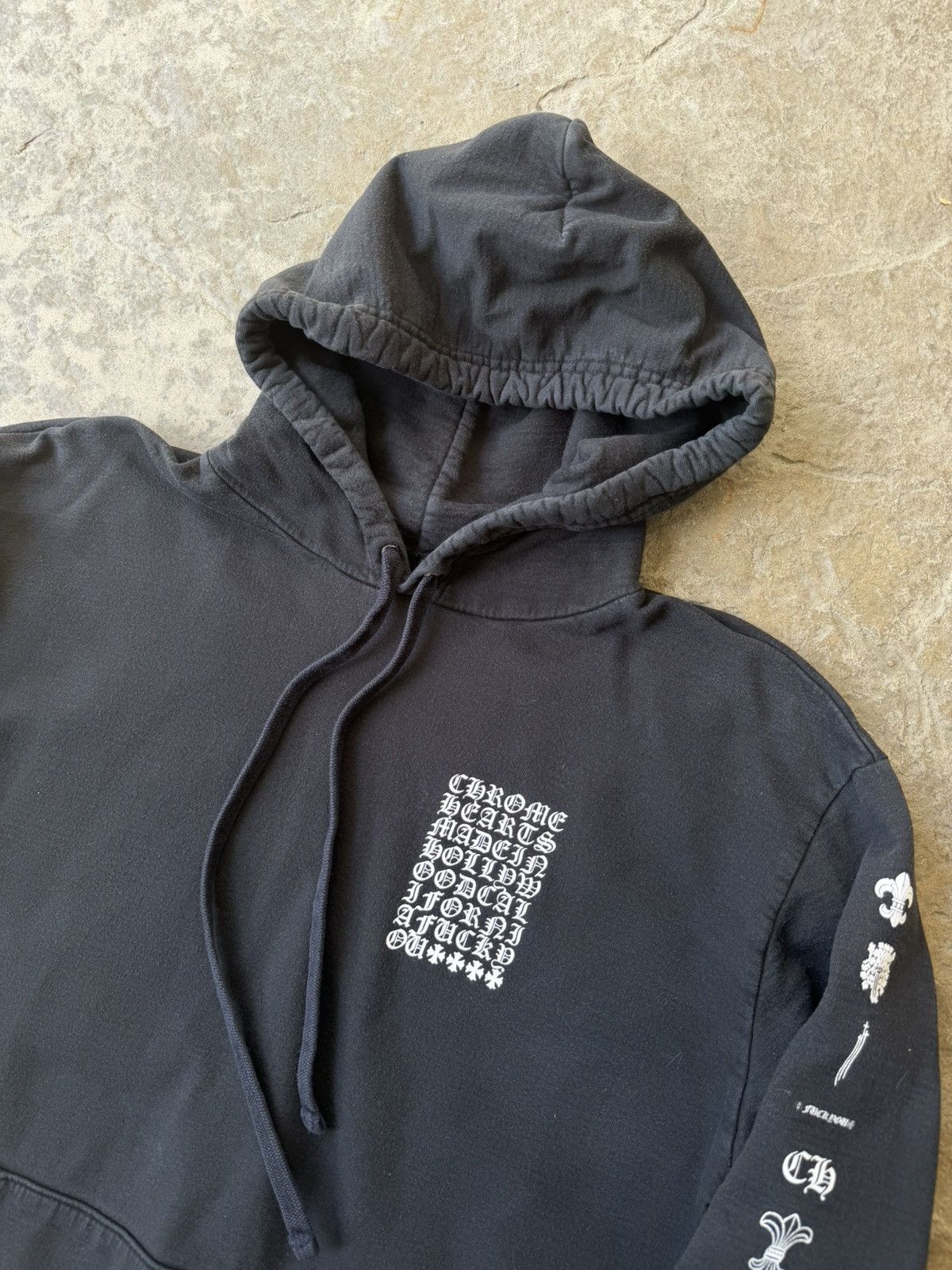 Chrome Hearts CH Multi Logo Hooded Pullover Size US L / EU 52-54 / 3 - 2 Thumbnail