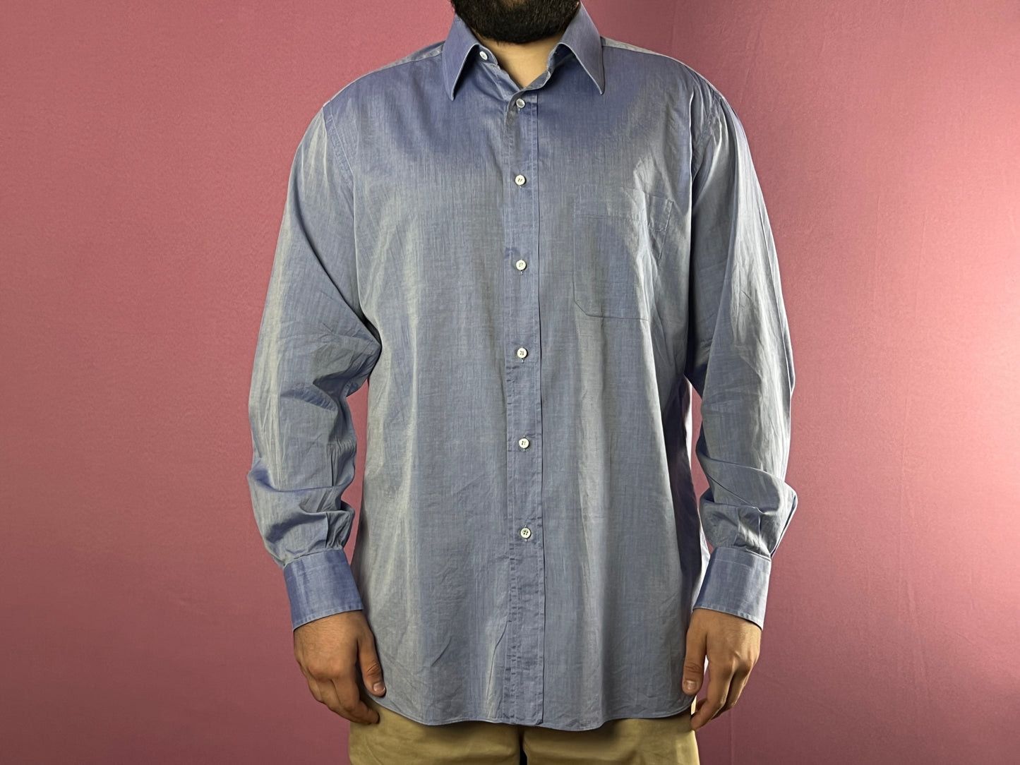 Brioni × Vintage Brioni Vintage Men's Dress Shirt - L Size US L / EU 52-54 / 3 - 3 Thumbnail