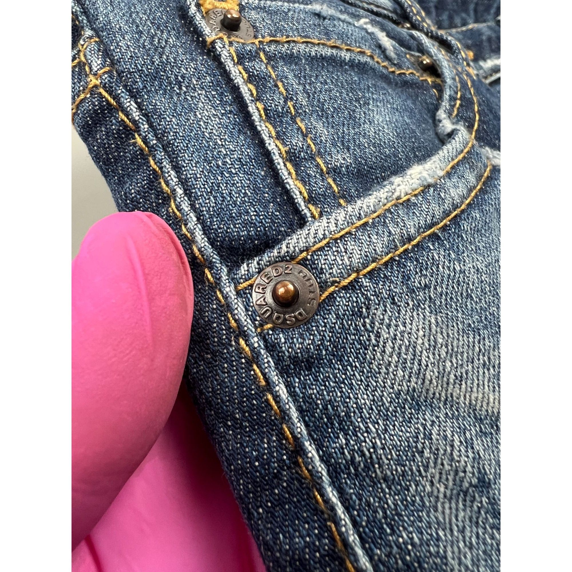 Dsquared2 Dsquared2 Distressed Denim Jeans Pants (Y0874) Size US 30 / EU 46 - 6 Thumbnail