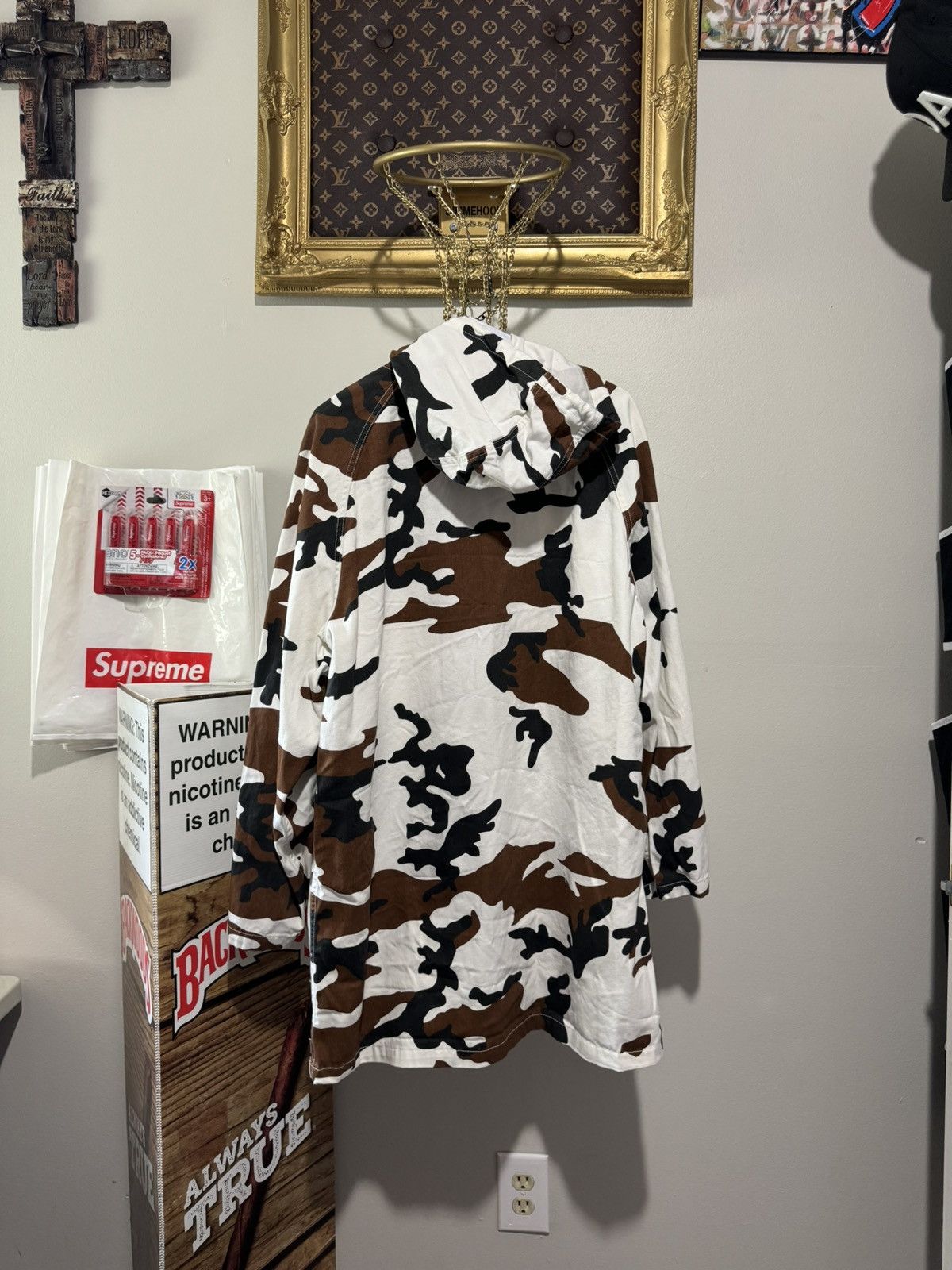 Supreme Supreme Twill Zip up Parka Brown Camo Medium Size US M / EU 48-50 / 2 - 7 Thumbnail