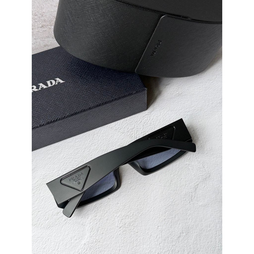 Prada NEW Prada PR D09SD Sunglasses in Black Blue $497 Size ONE SIZE - 3 Thumbnail