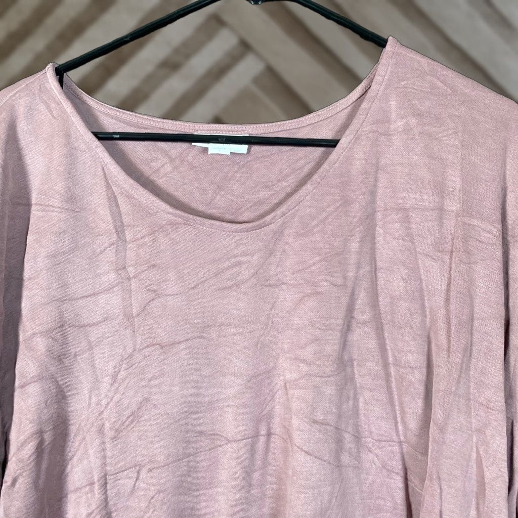 Vintage Pure Jill Shirt Purple Long Sleeve V-Neck Tunic Modal Blend Large Womens Size L / US 10 / IT 46 - 1 Thumbnail