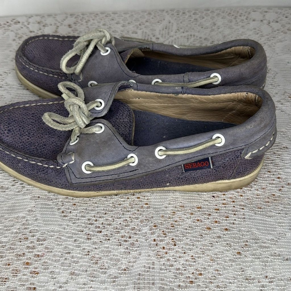 Sebago Sebago Docksides crazy H blue low top slip on boat shoes 5 Size US 5 / IT 35 - 3 Thumbnail