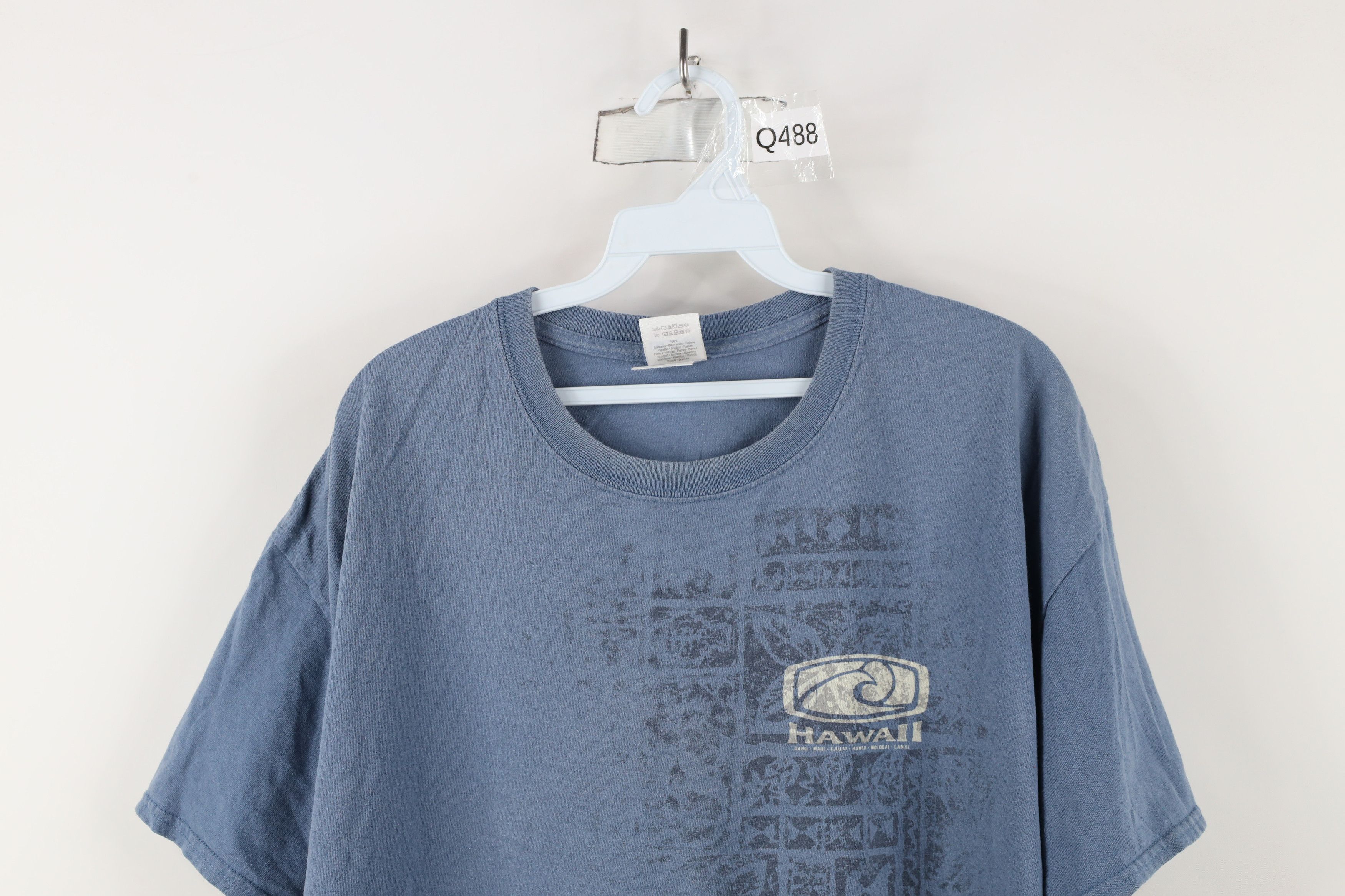 Vintage Vintage Y2K Streetwear Hawaii Surfing T-Shirt Blue Cotton Size US XL / EU 56 / 4 - 2 Thumbnail