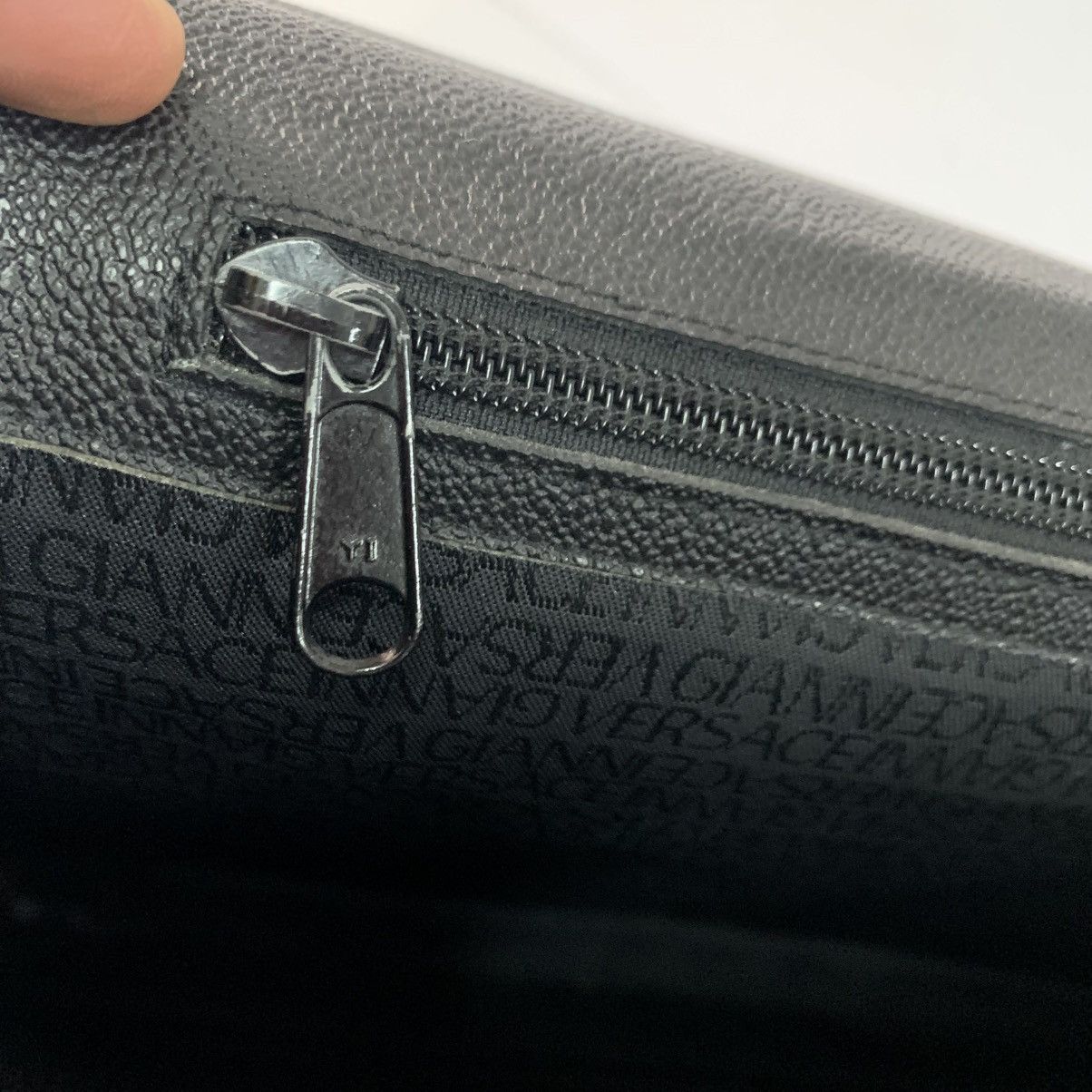 Versace Gianni Versace Leather Briefcase Size ONE SIZE - 13 Thumbnail