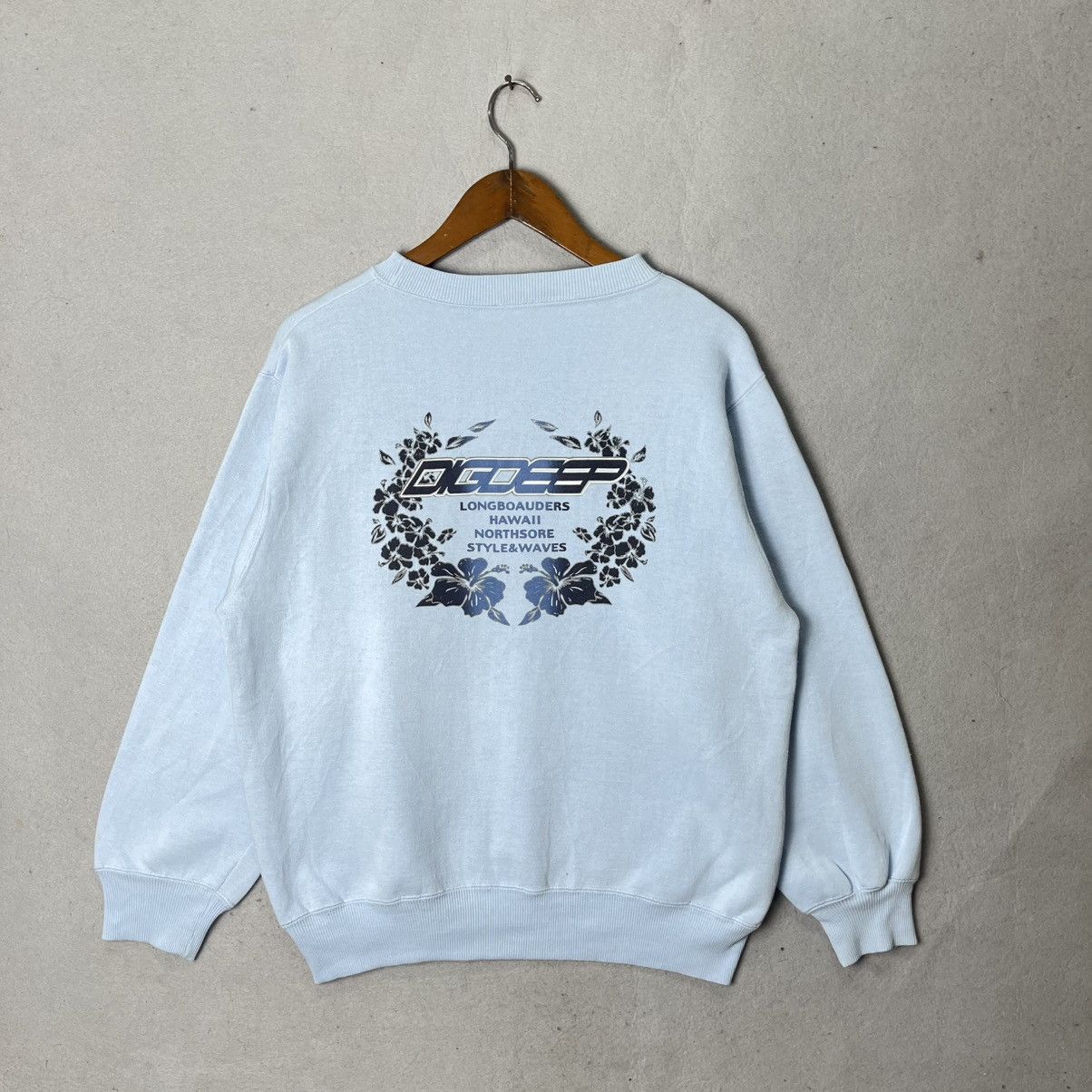 Vintage Vintage Dig Deep Hawaii Floral Sweatshirt Size US M / EU 48-50 / 2 - 1 Thumbnail