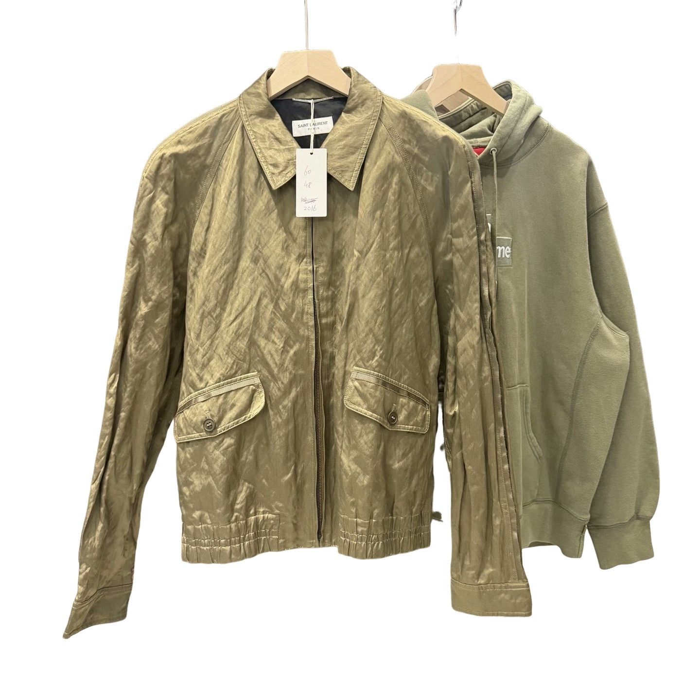 Saint Laurent Paris Saint Laurent Metallic Light Jacket Size M Size US M / EU 48-50 / 2 - 1 Thumbnail