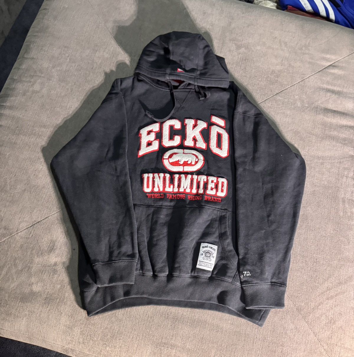 Ecko Unltd. Vintage Y2K Ecko Embroidered Hoodie Size US L / EU 52-54 / 3 - 1 Thumbnail