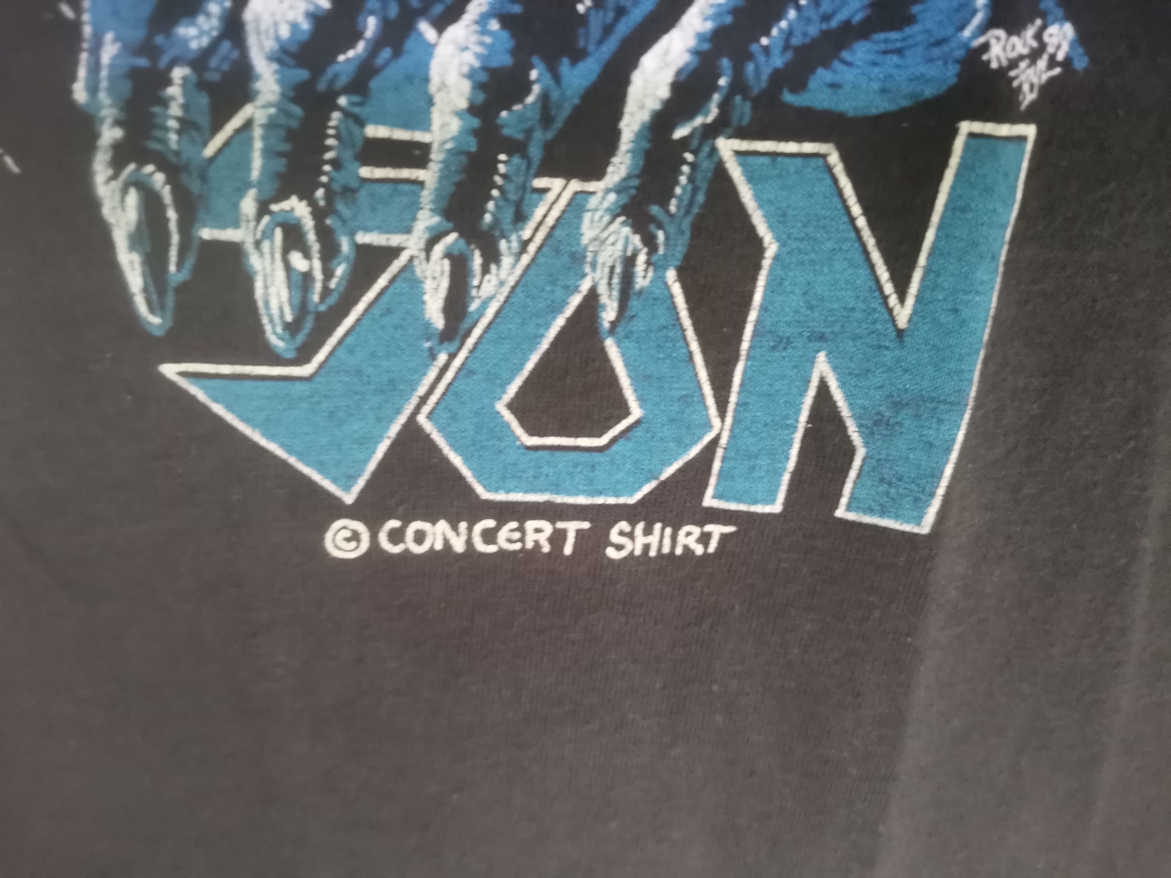 Iron Maiden × Vintage Rare vintage Iron Maiden American heavy metal band t-shirt Size US M / EU 48-50 / 2 - 5 Thumbnail