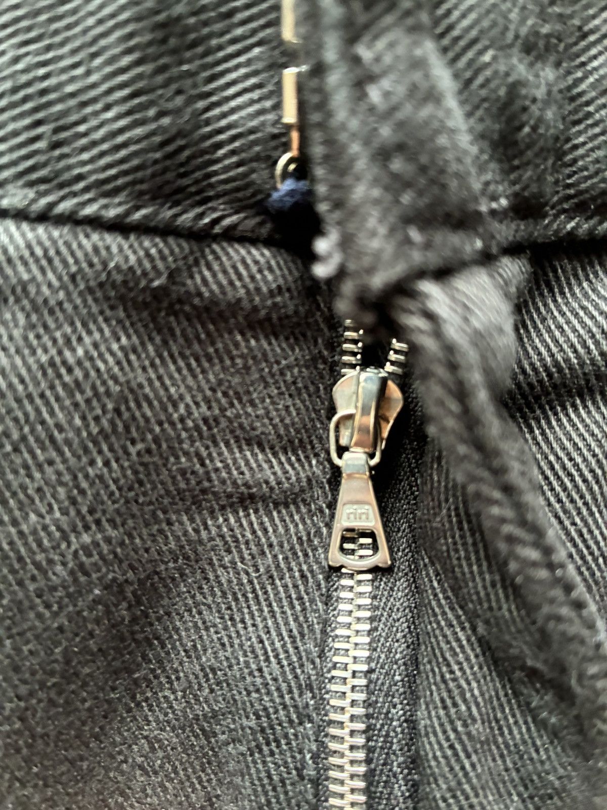 Other Liam Lafrance Pleated Black Denim Size US 35 - 3 Thumbnail