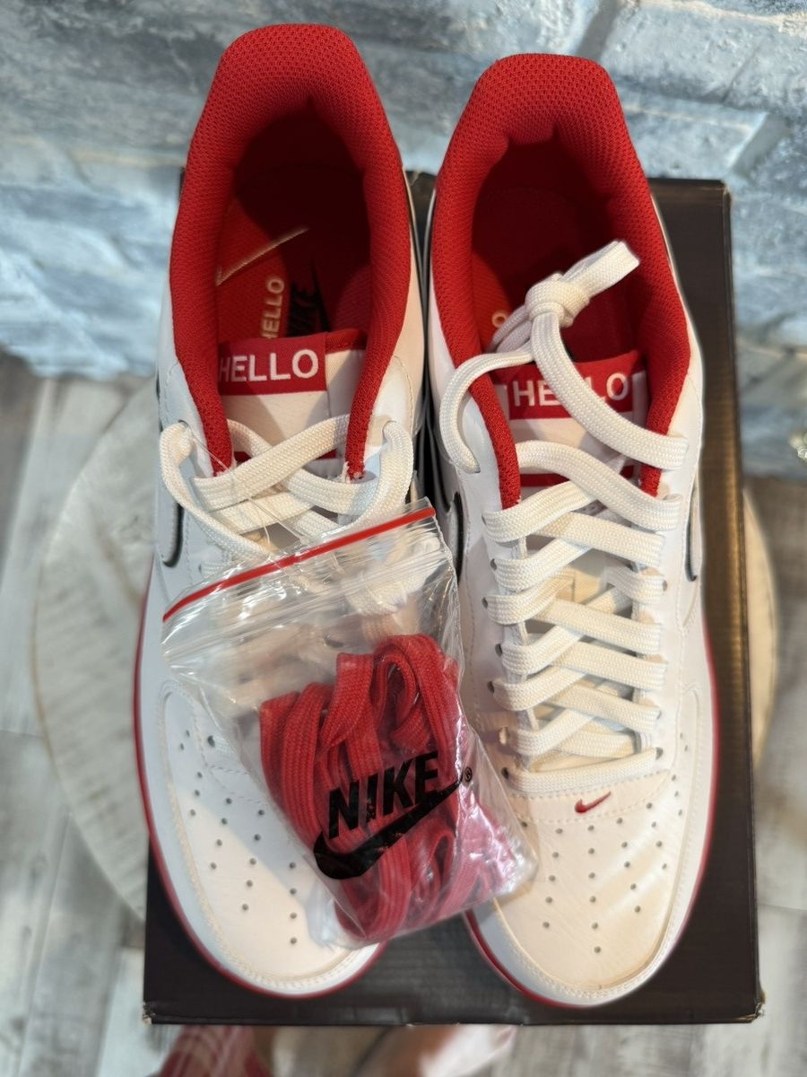 Nike Nike Air Force 1 Urbanstar Hello Size 10 CZ0327-100 Red Size US 10 / EU 43 - 2 Thumbnail