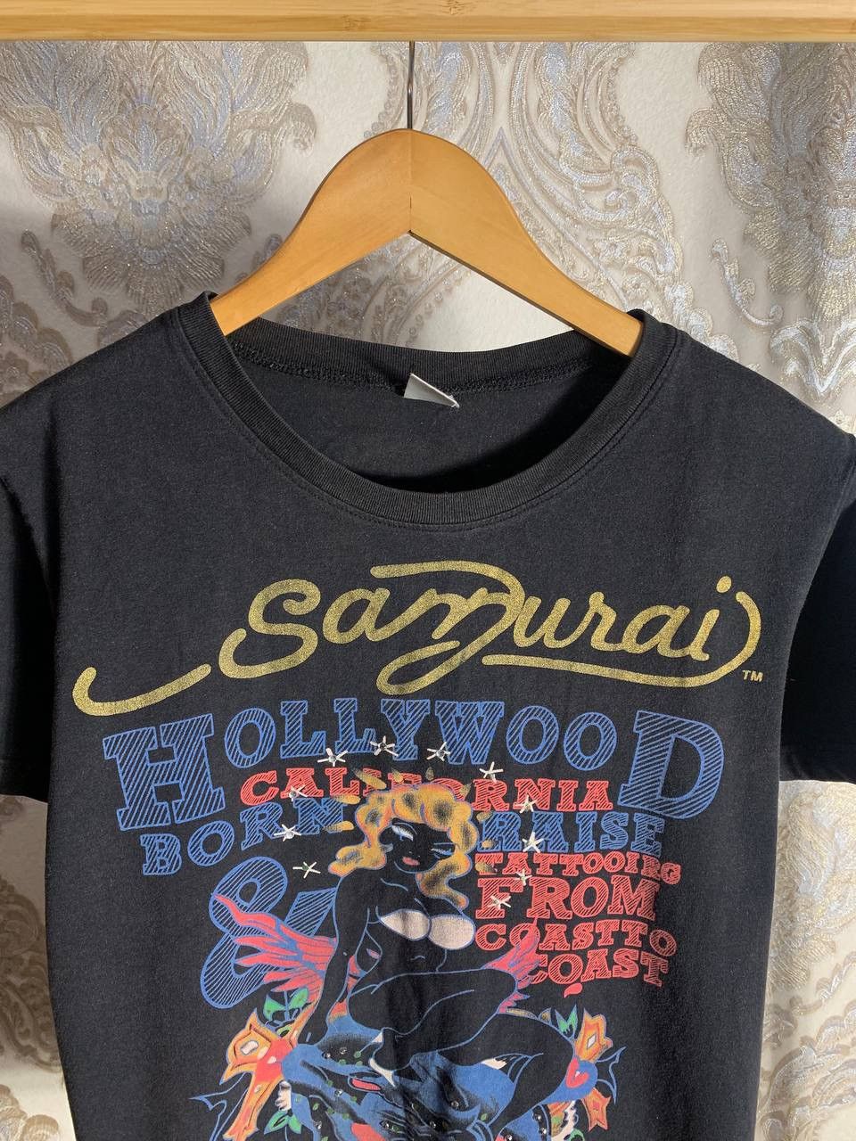 Ed Hardy × Vintage VERY RARE ED HARDY BY CHRISTIAN AUDIGIER T-SHIRT HOLLYWOOD Size US M / EU 48-50 / 2 - 2 Thumbnail