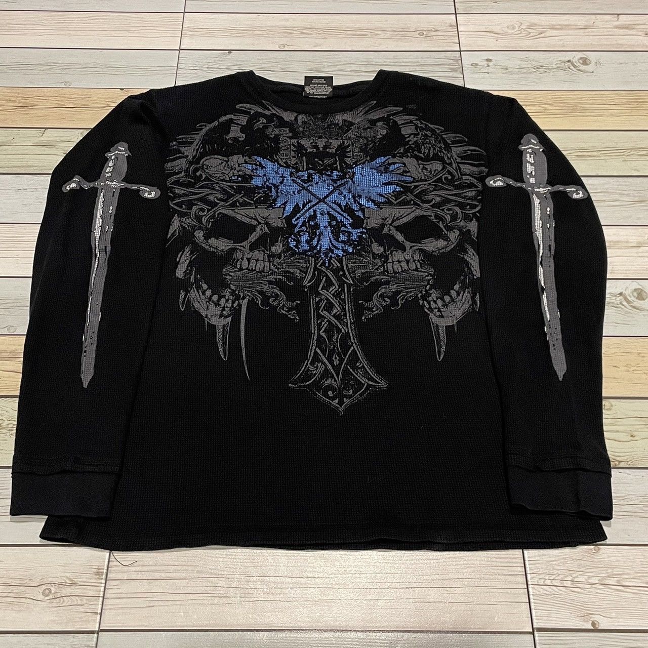 Southpole Rare Mma Elite Thermal Longsleeve Y2K Affliction Style | Grailed