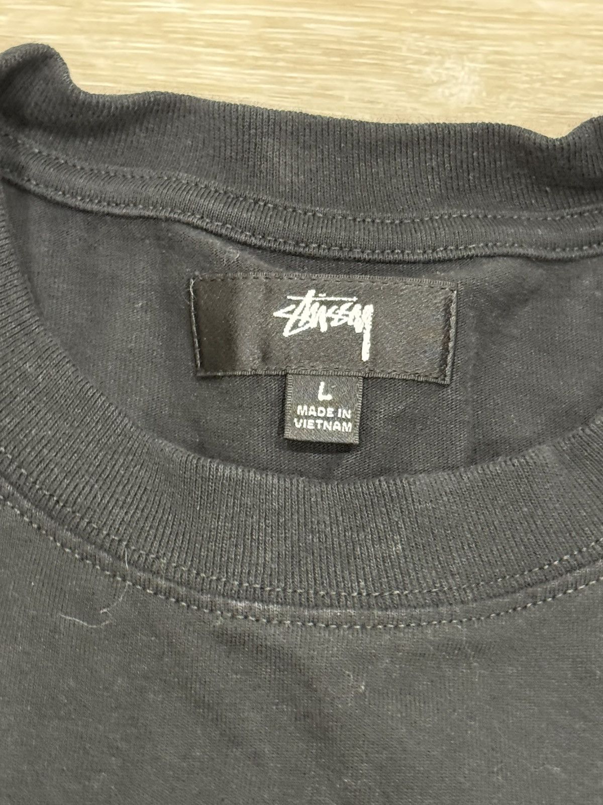 Stussy Stüssy Stock Logo Long Sleeve Black Size Large Size US L / EU 52-54 / 3 - 4 Thumbnail