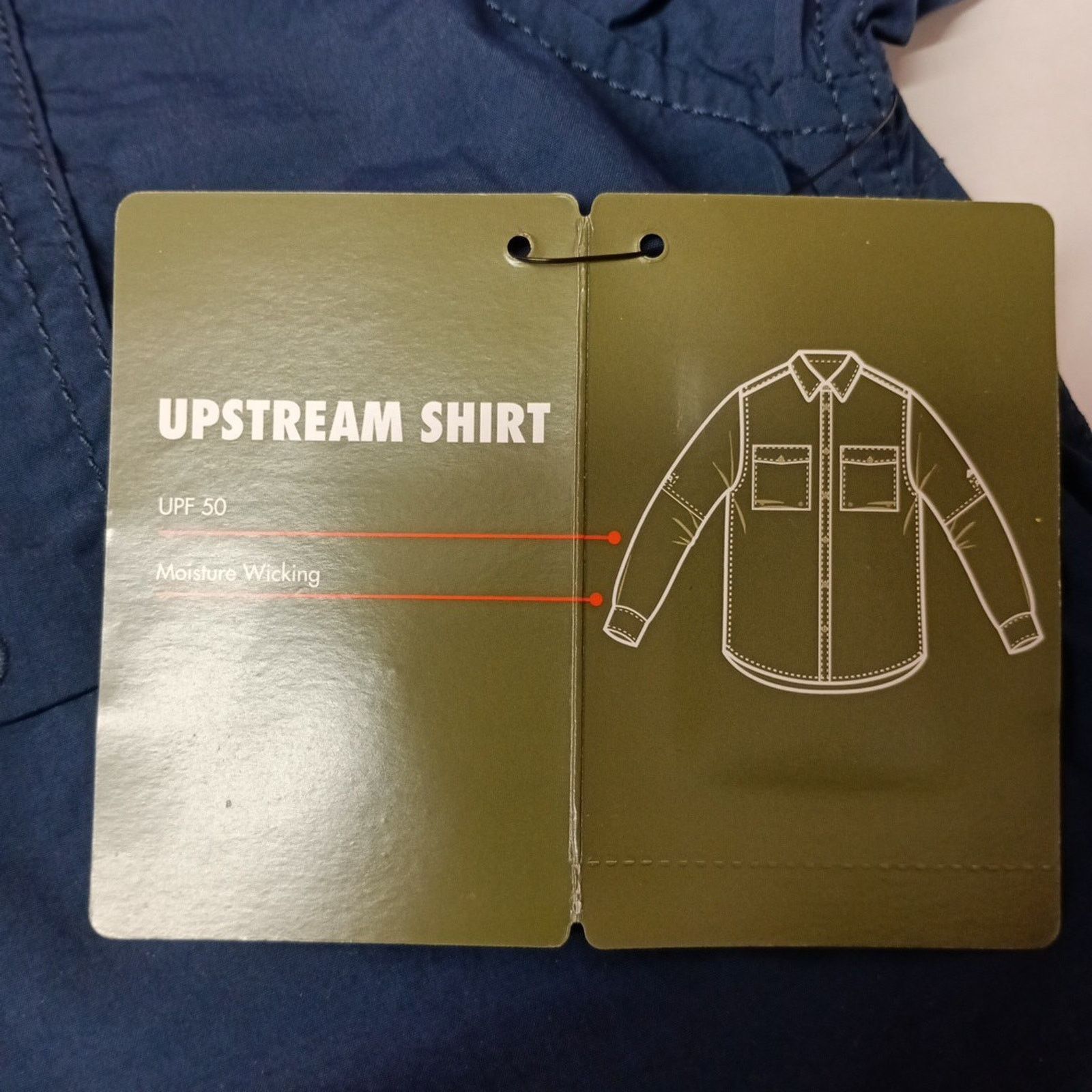 Other Ozark Trail Upstream Shirt Men's XL (46-48) Blue Vented UPF Size US XL / EU 56 / 4 - 5 Thumbnail