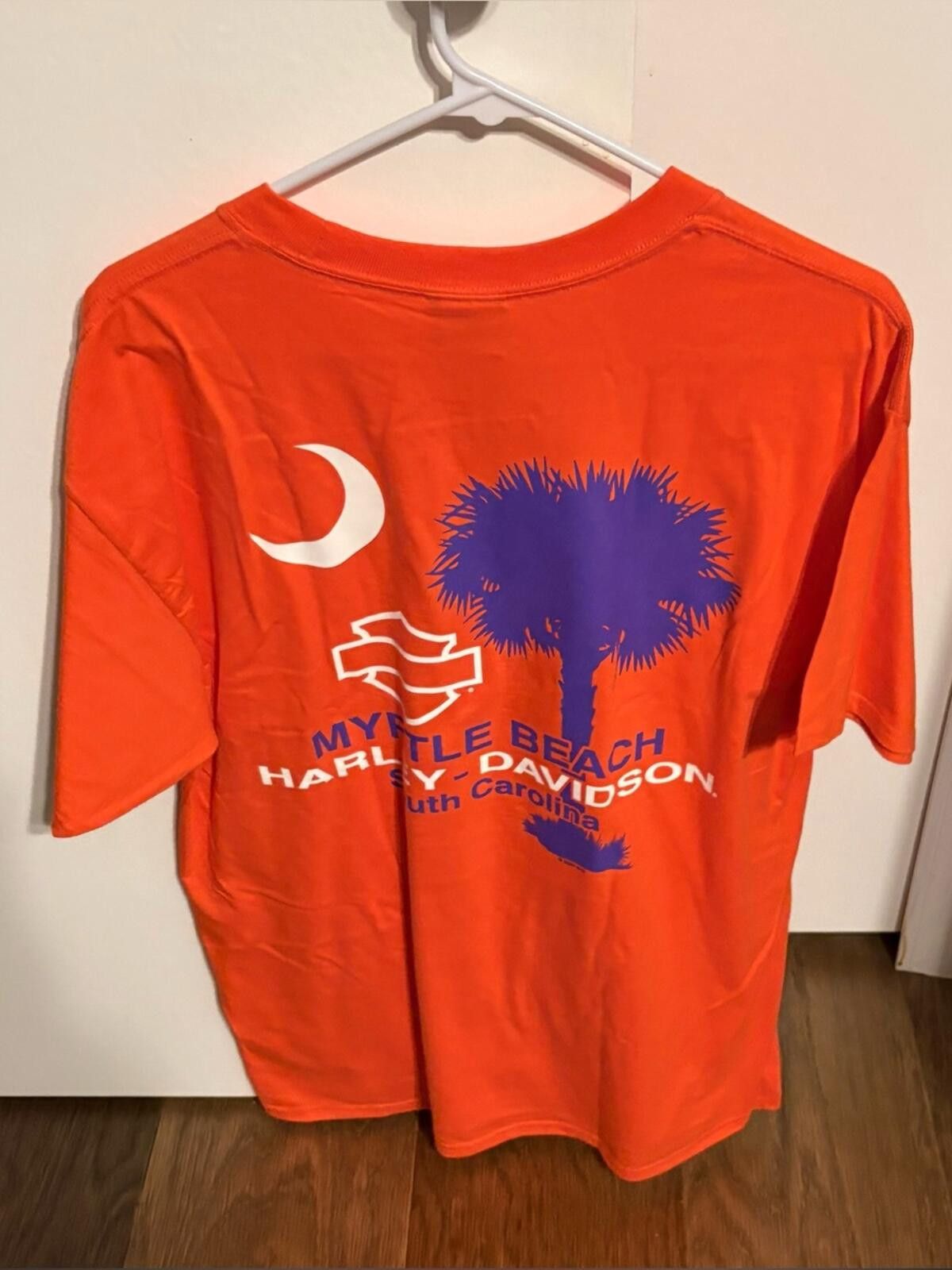 Harley Davidson Harley-Davidson Orange Myrtle Beach Graphic Tee Size US L / EU 52-54 / 3 - 1 Thumbnail