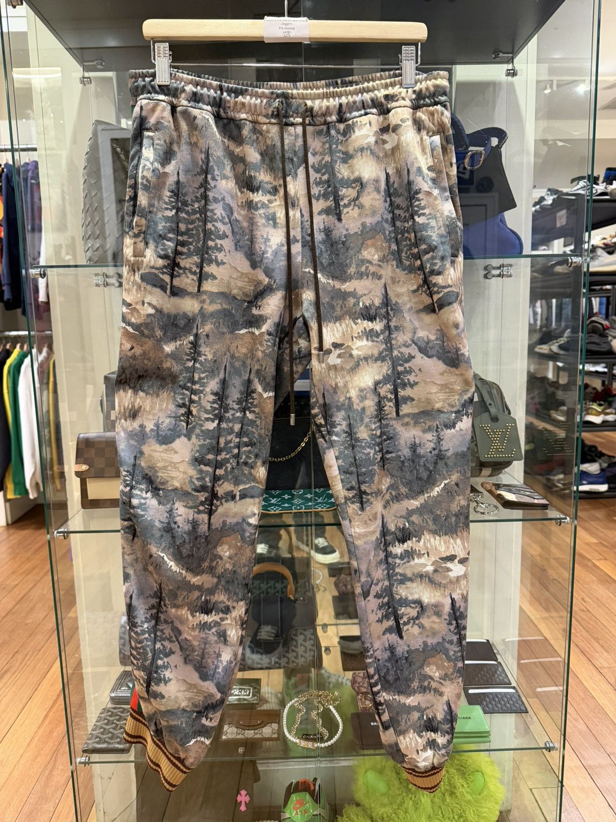 Gucci × The North Face Gucci Woodland Stripe Joggers Size US 32 / EU 48 - 1 Thumbnail