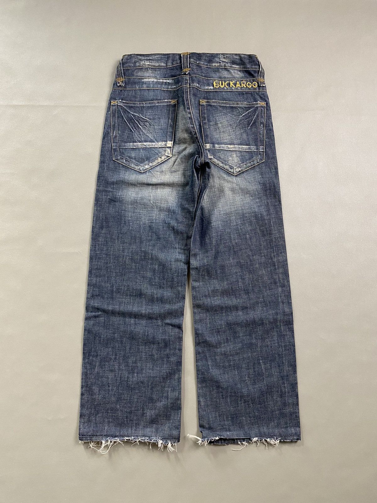 If Six Was Nine × Japanese Brand × Le Grande Bleu (L.G.B.) 2000s Buckaroo Mudwash Baggy Jeans Size US 32 / EU 48 - 3 Thumbnail