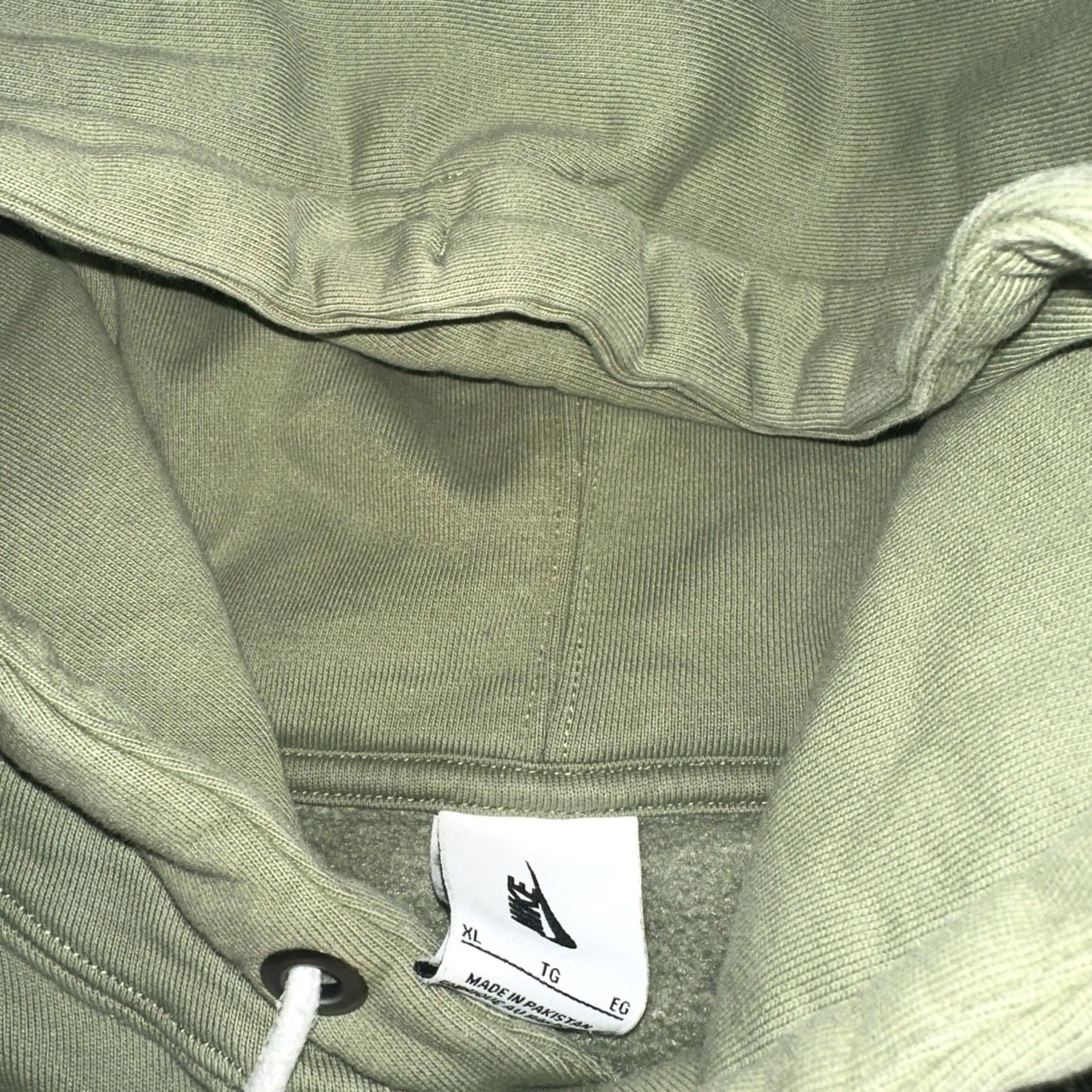 Nike Nike Hoodie Mens XL Pullover Drawstrings Embroidered Mint Green Mini Swoosh Size US XL / EU 56 / 4 - 4 Thumbnail