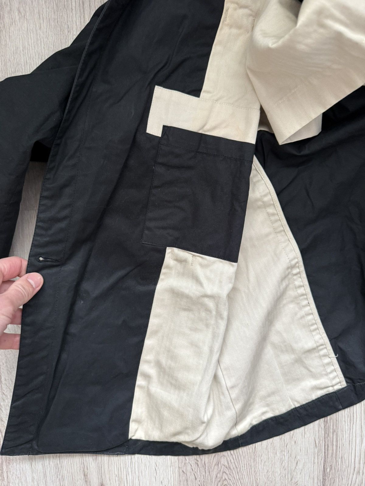 Allsaints AllSaints Valaste Duffle Coat – Black Cotton Hooded Jacket Size US XL / EU 56 / 4 - 20 Thumbnail