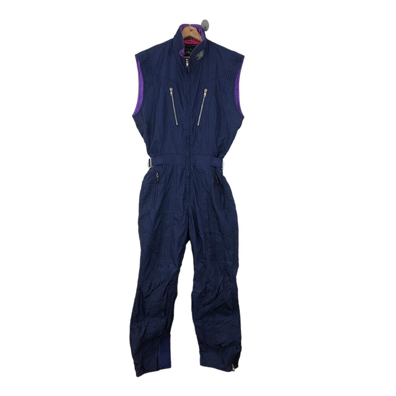 Ellesse Vintage ELLESSE ITALY Coverall Ski Jump Suit Overall Jacket Size 28" / US 6 / IT 42 - 1 Thumbnail