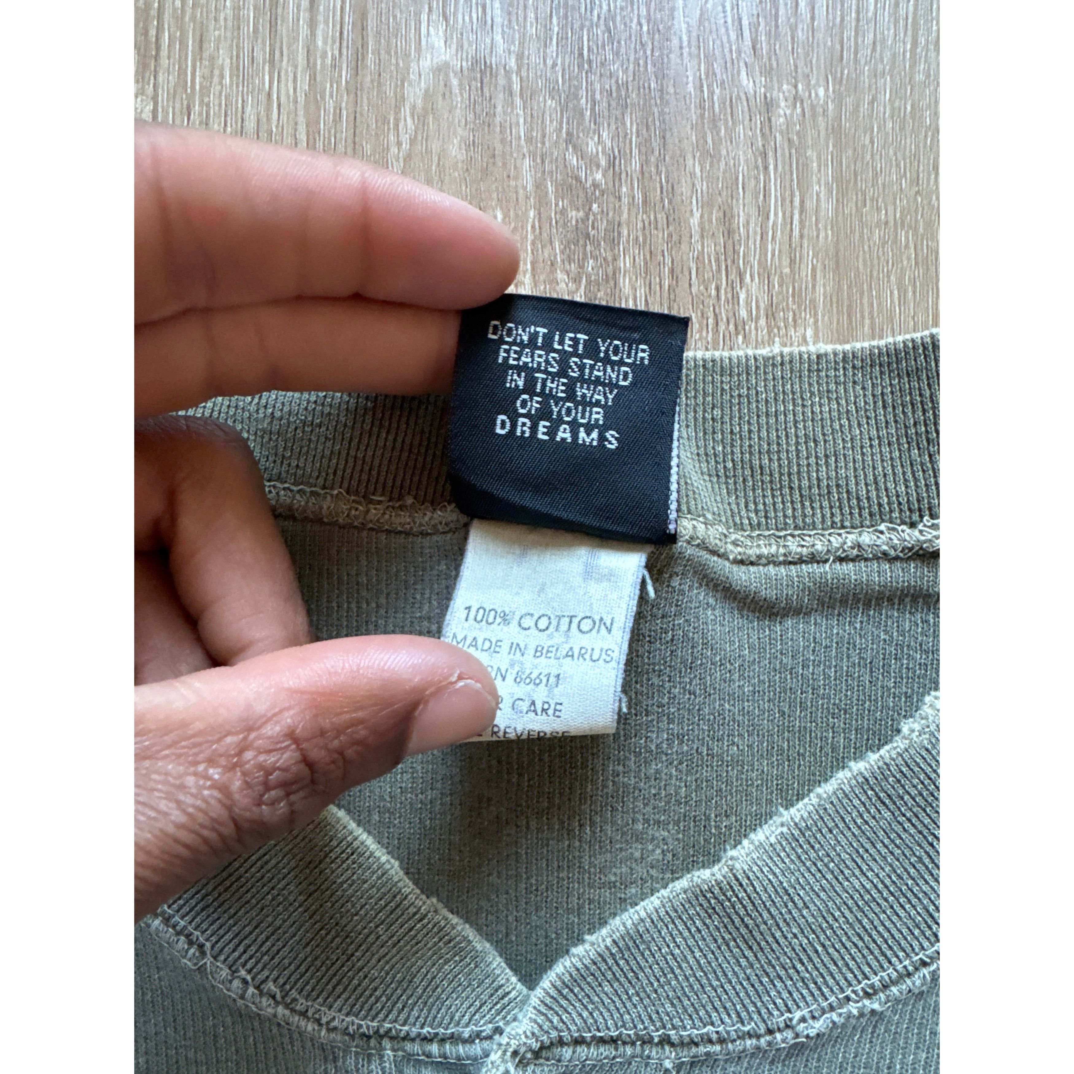 Other Vintage No Fear Green Embroidered Logo Quarter Button Up Tee Size US XL / EU 56 / 4 - 4 Thumbnail