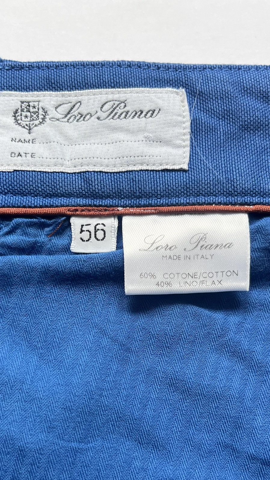 Loro Piana Loro Piana Cotton Mens Blue Shorts Size US 44 / EU 60 - 10 Thumbnail
