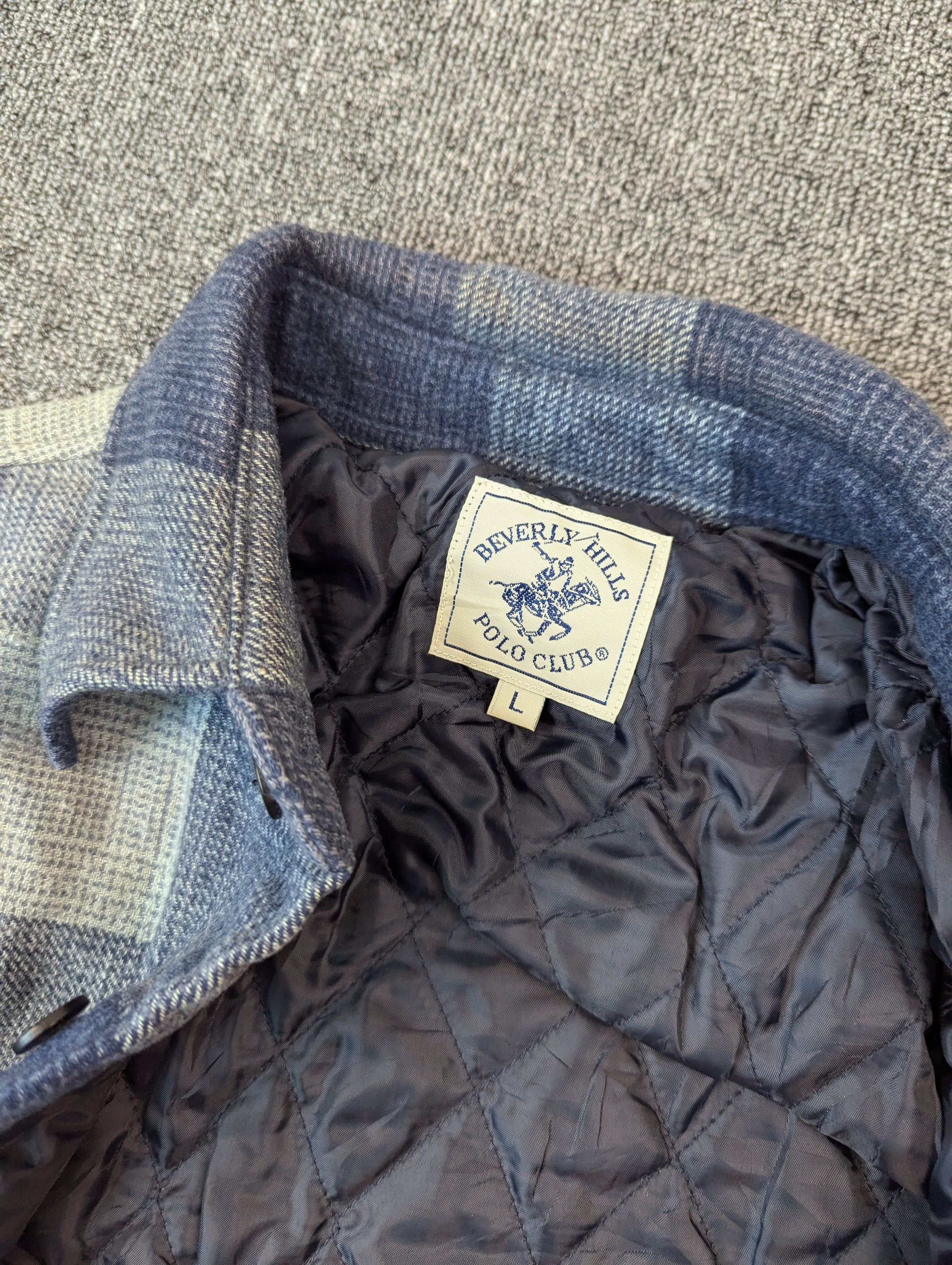Beverly Hills Polo Club Vintage Beverly Hills Polo Club Tartan Quilted Jacket Size US L / EU 52-54 / 3 - 7 Thumbnail