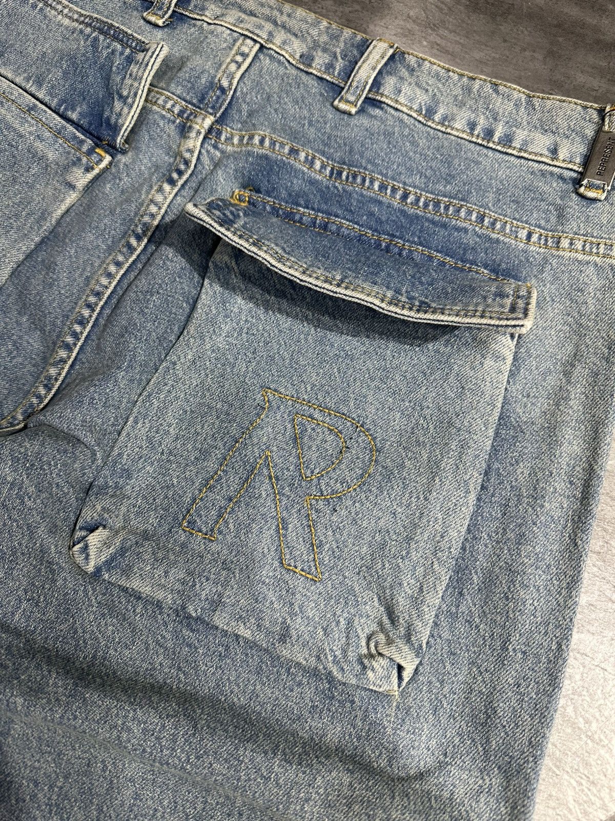 Represent Clo. Represent R3 Cargo Denim Jeans Size US 31 - 4 Thumbnail