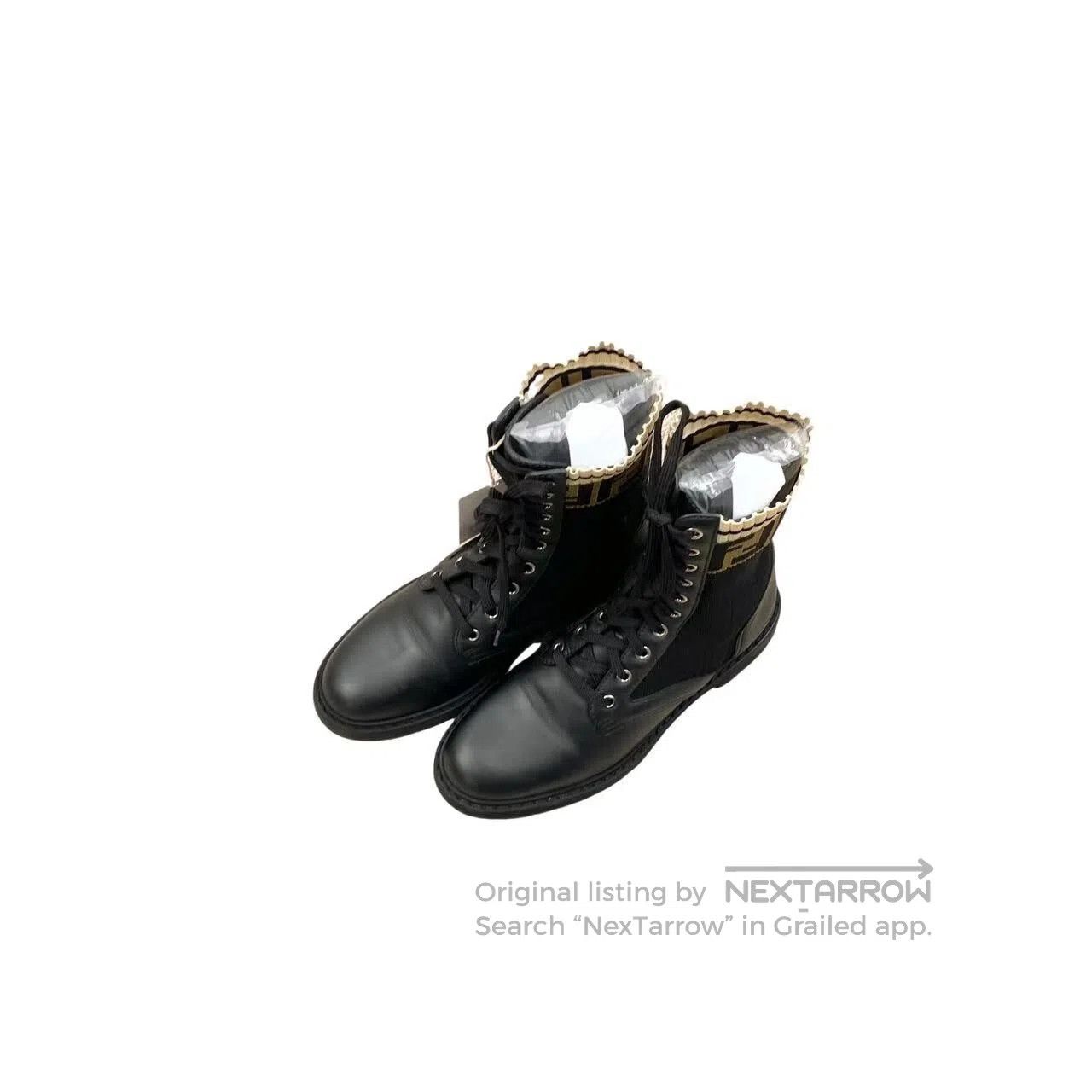 Fendi Fendi Old flower high-top Martin boots| Size US 6.5 / IT 36.5 - 1 Thumbnail